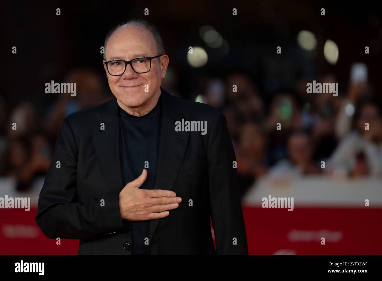 Roma, Italia, 16 ottobre 2024 - Carlo Verdone partecipa al Red carpet della 19a Festa del Cinema di Roma all'Auditorium Parco della musica - Ennio Morricone. Crediti: Foto di Luigi de Pompeis/Alamy Live News Foto Stock