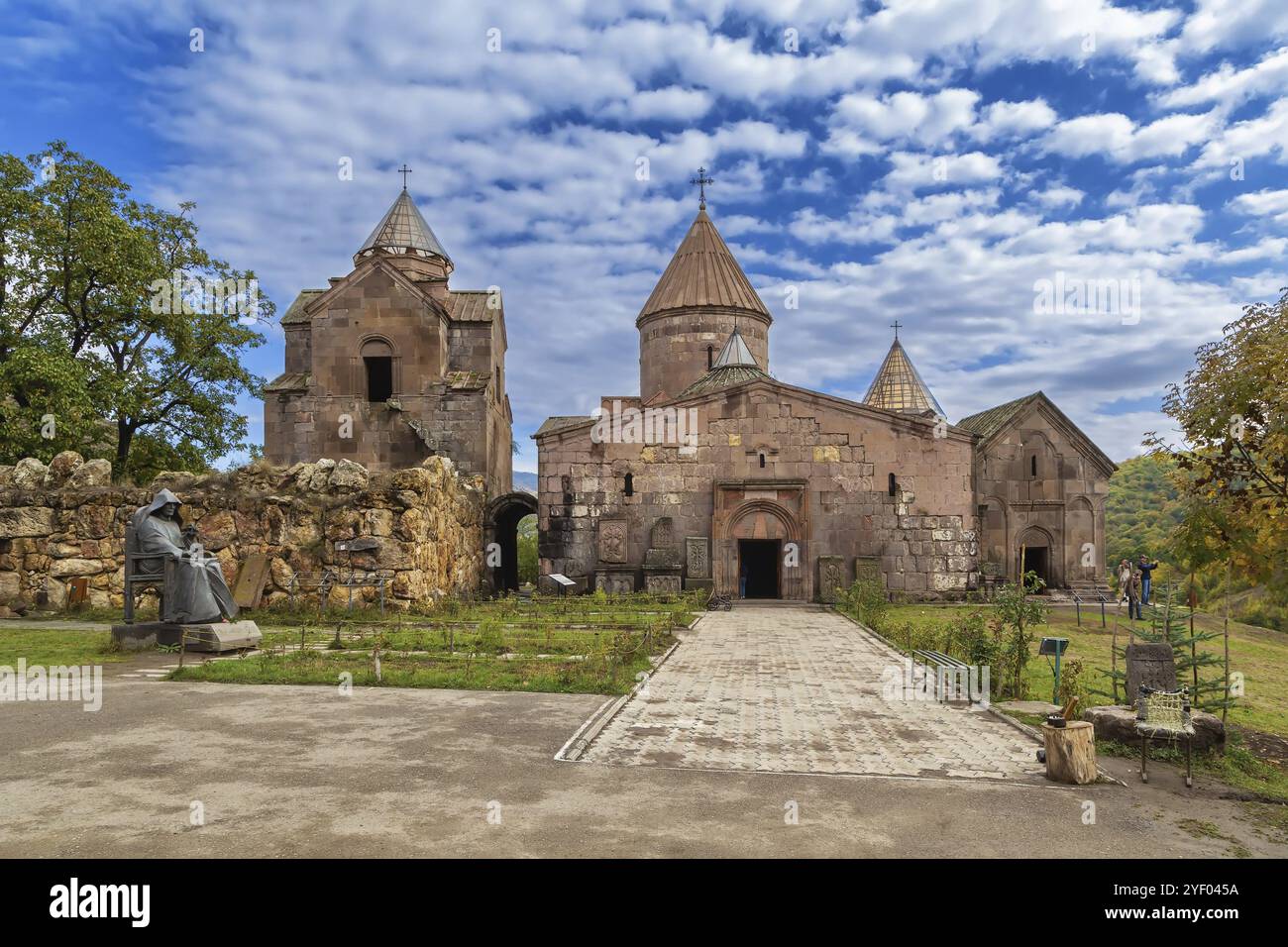Goshavank è un monastero armeno del XII o XIII secolo situato nel villaggio di Gosh, Armenia, Asia Foto Stock