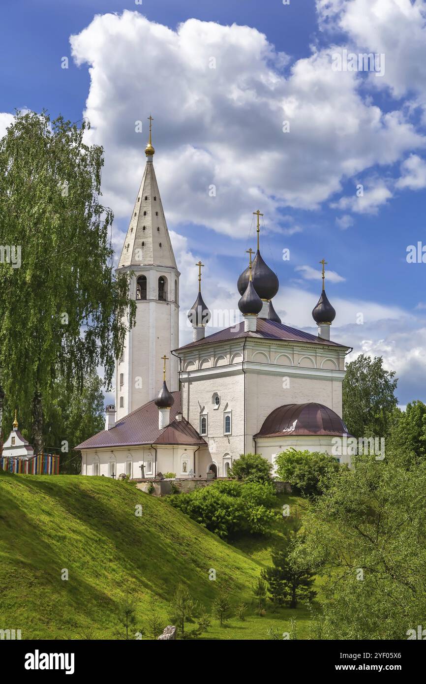 Chiesa della Risurrezione di Cristo nel villaggio di Vyatskoe, Russia, Europa Foto Stock