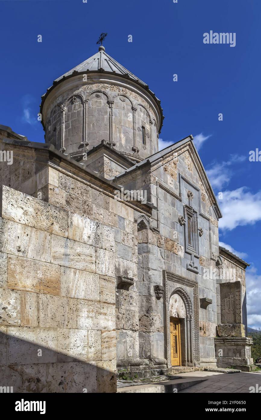 Haghartsin è un monastero del 13th secolo situato vicino alla città di Dilijan in Armenia. Chiesa di Sant'Astvatsatsin Foto Stock