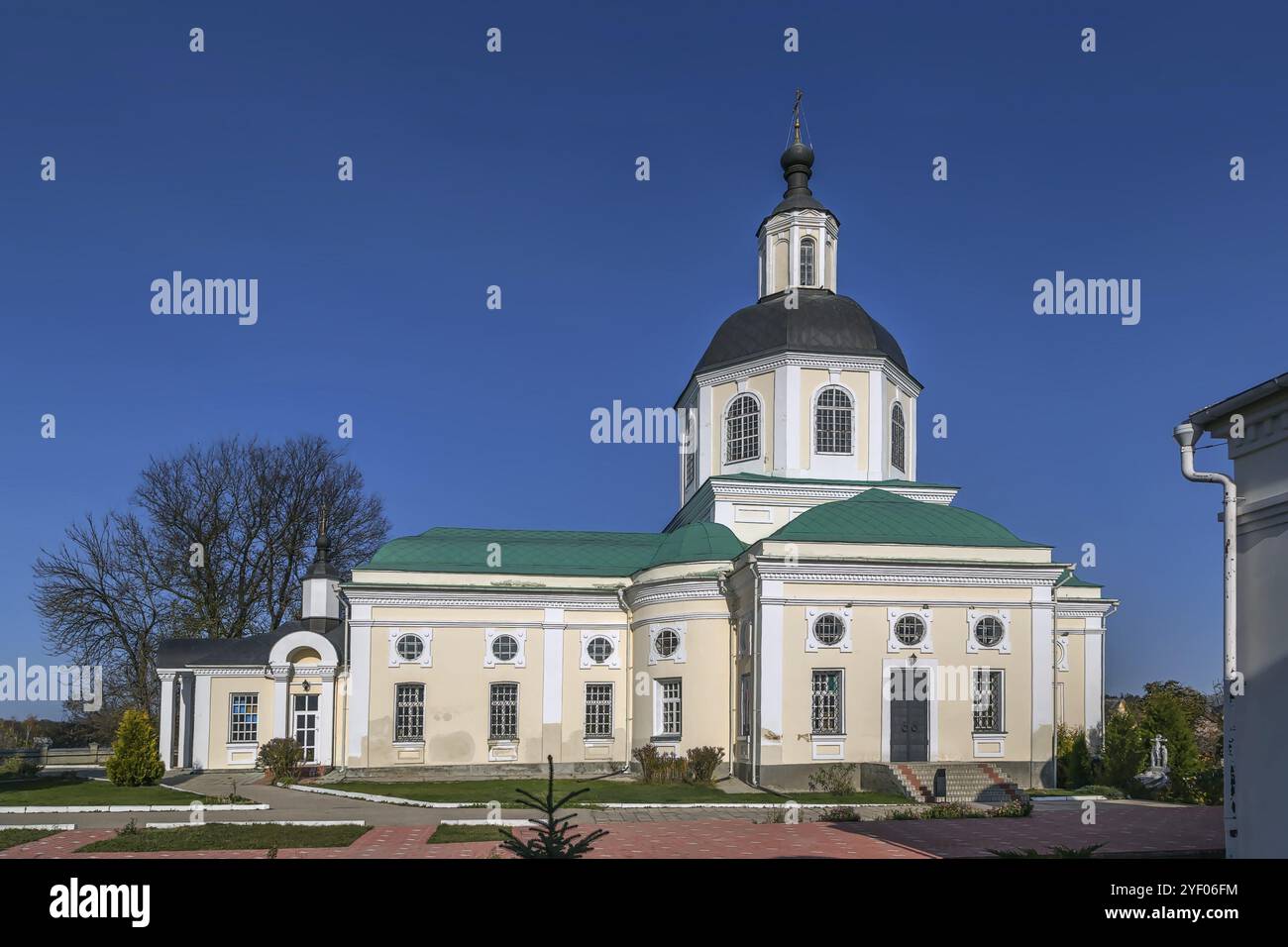 Curch in Santa immagine del Salvatore non fatto dalle mani monastero, Klykovo, Russia, Europa Foto Stock