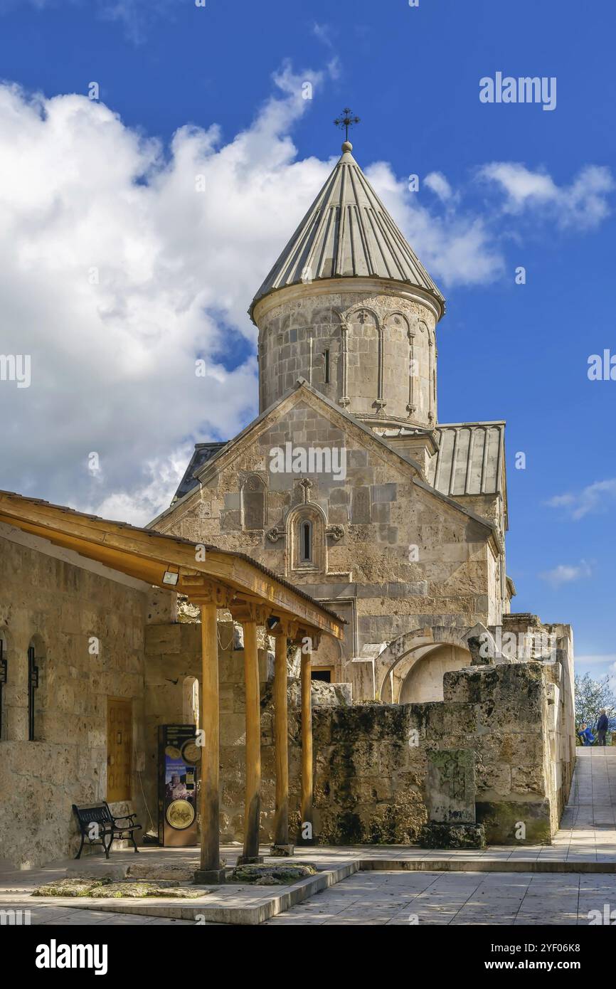 Haghartsin è un monastero del 13th secolo situato vicino alla città di Dilijan in Armenia. Chiesa di Sant'Astvatsatsin Foto Stock