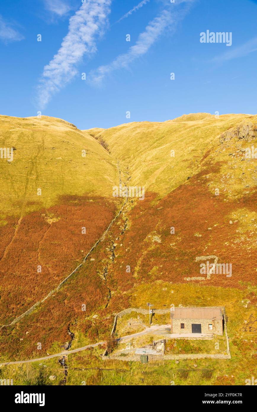 Pumphouse a Hartsop Foto Stock
