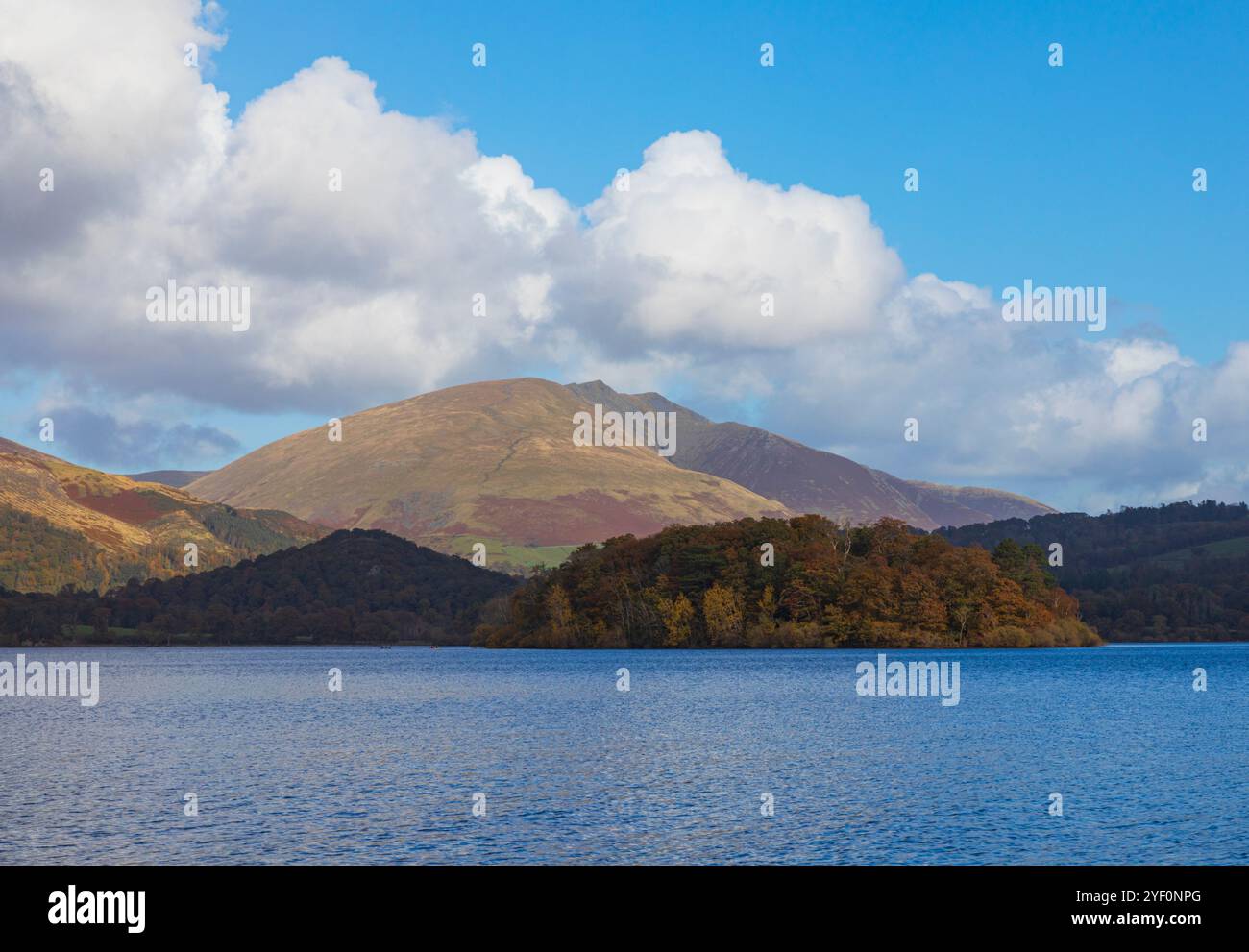 Blencathra Mountain Lake Distrct Foto Stock