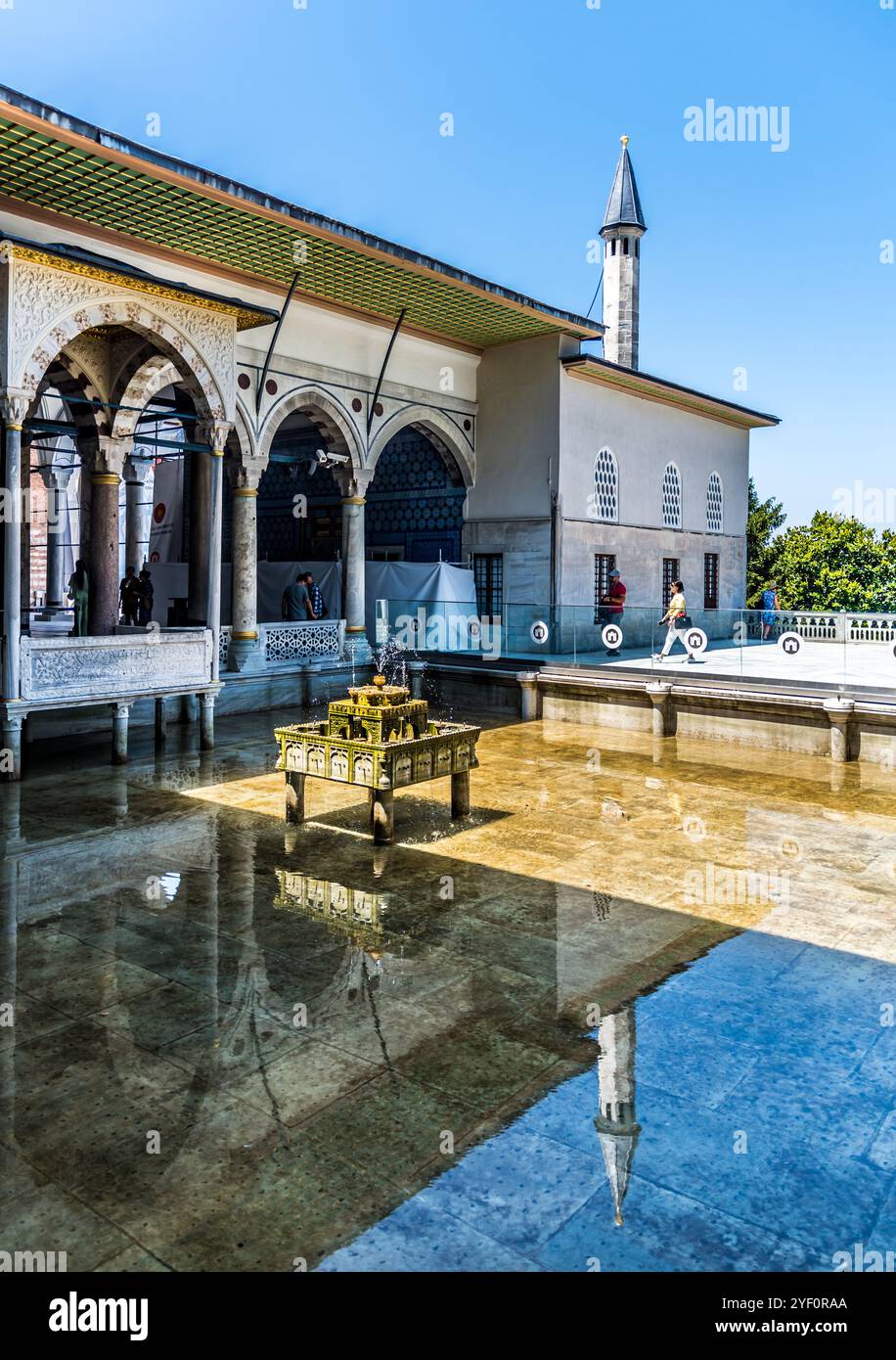 Sala circoncisione del Palazzo Topkapi a Istanbul, Turchia. Foto Stock