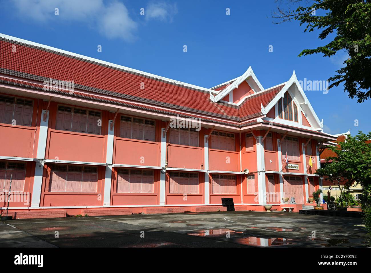 Scuola Wat Chana Songkhram a Bangkok, Thailandia e Asia Foto Stock
