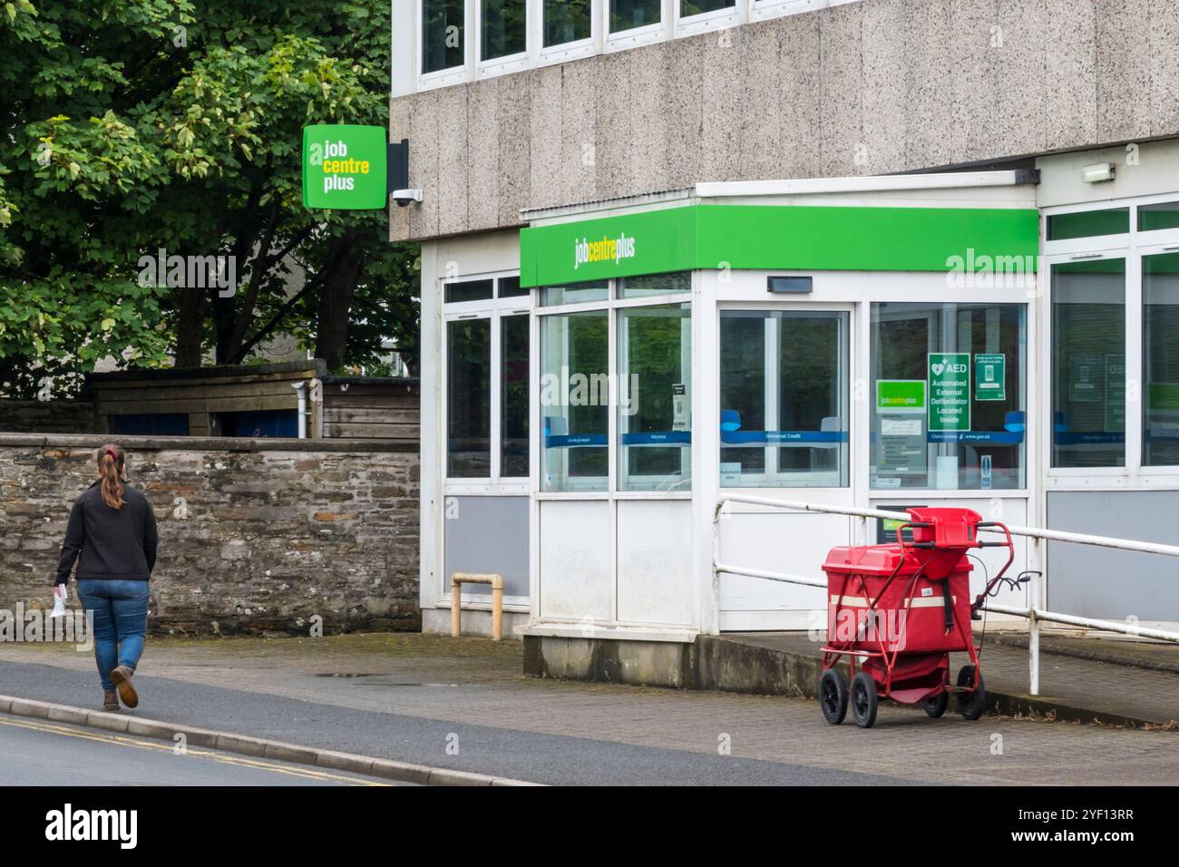 La sede del Job Centre Plus a Kirkwall sulle Orcadi. Foto Stock