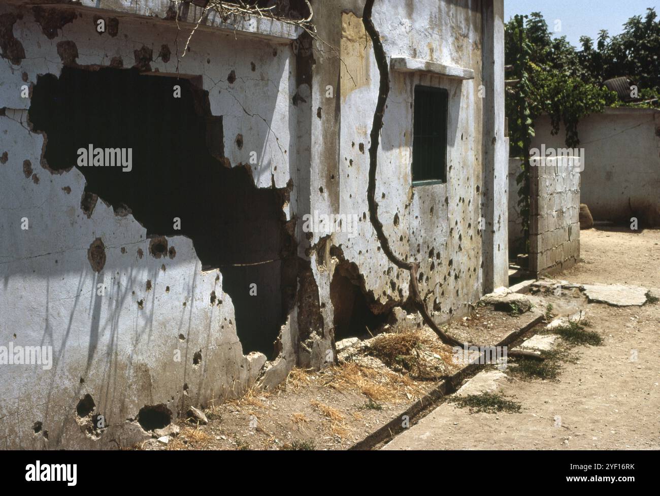 Lebanon El-Buss Tyre 1979 campo profughi palestinese Foto Stock
