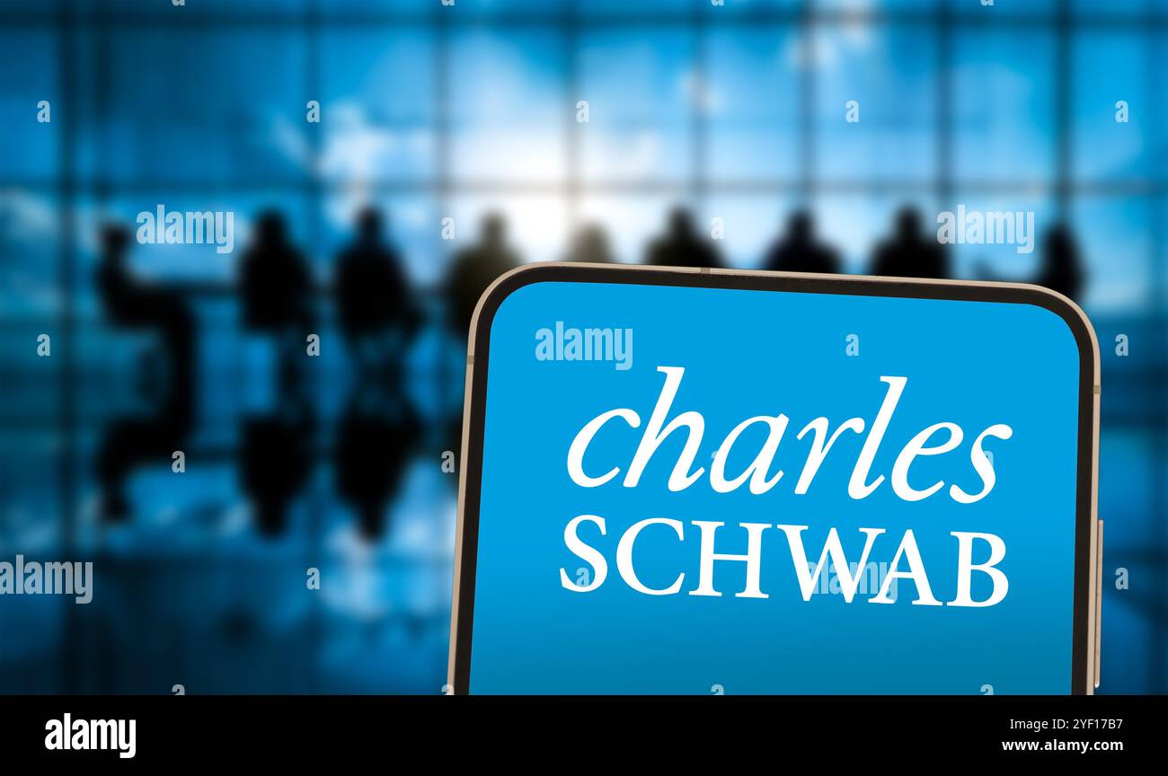 Charles Schwab Corporation Financial Institution Foto Stock