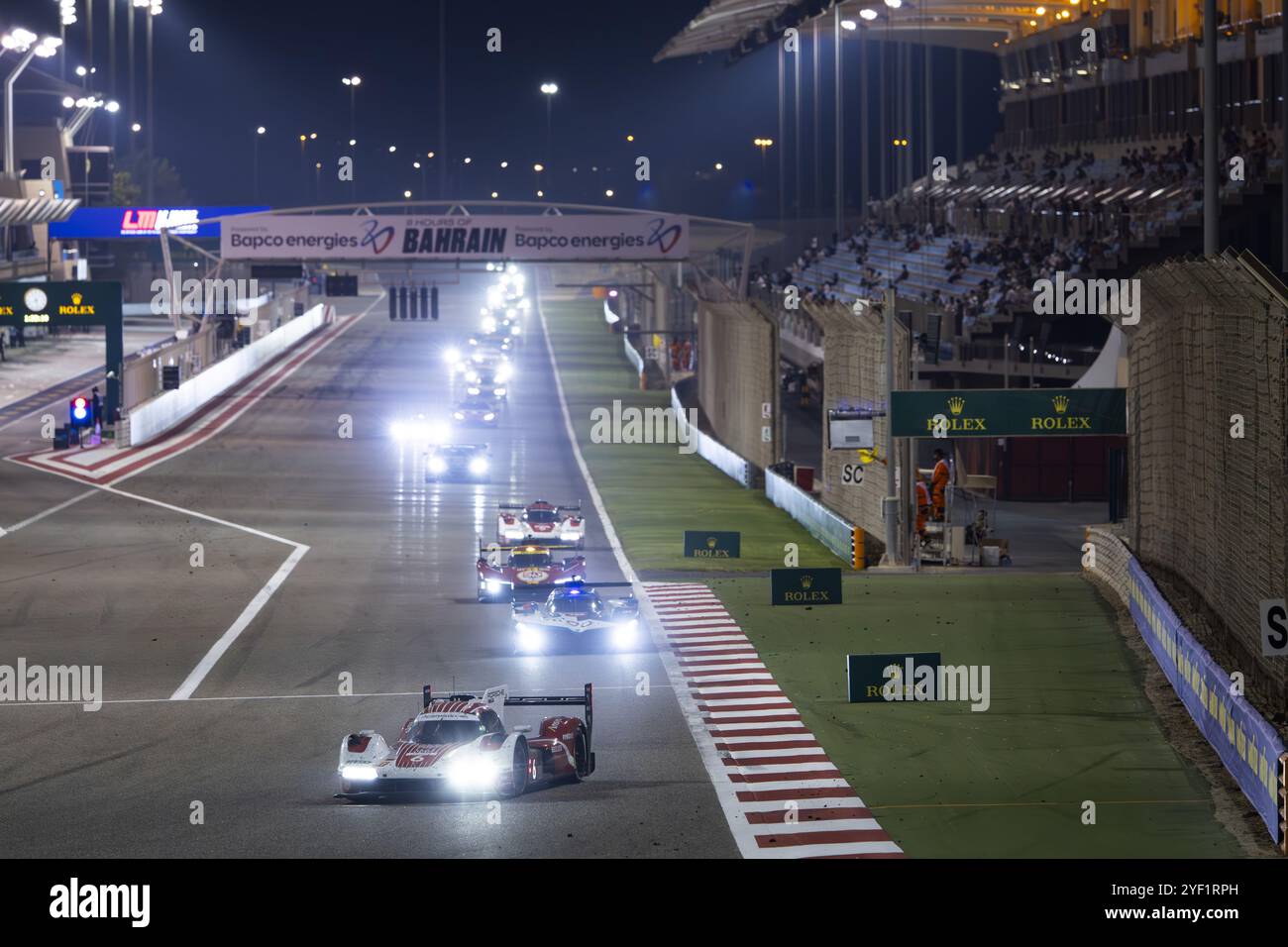 Durante le 8 ore 2024 del Bahrain, ottavo round del Campionato del mondo Endurance FIA 2024, dal 31 ottobre al 2 novembre 2024 sul circuito Internazionale del Bahrain a Sakhir, in Bahrein Foto Stock