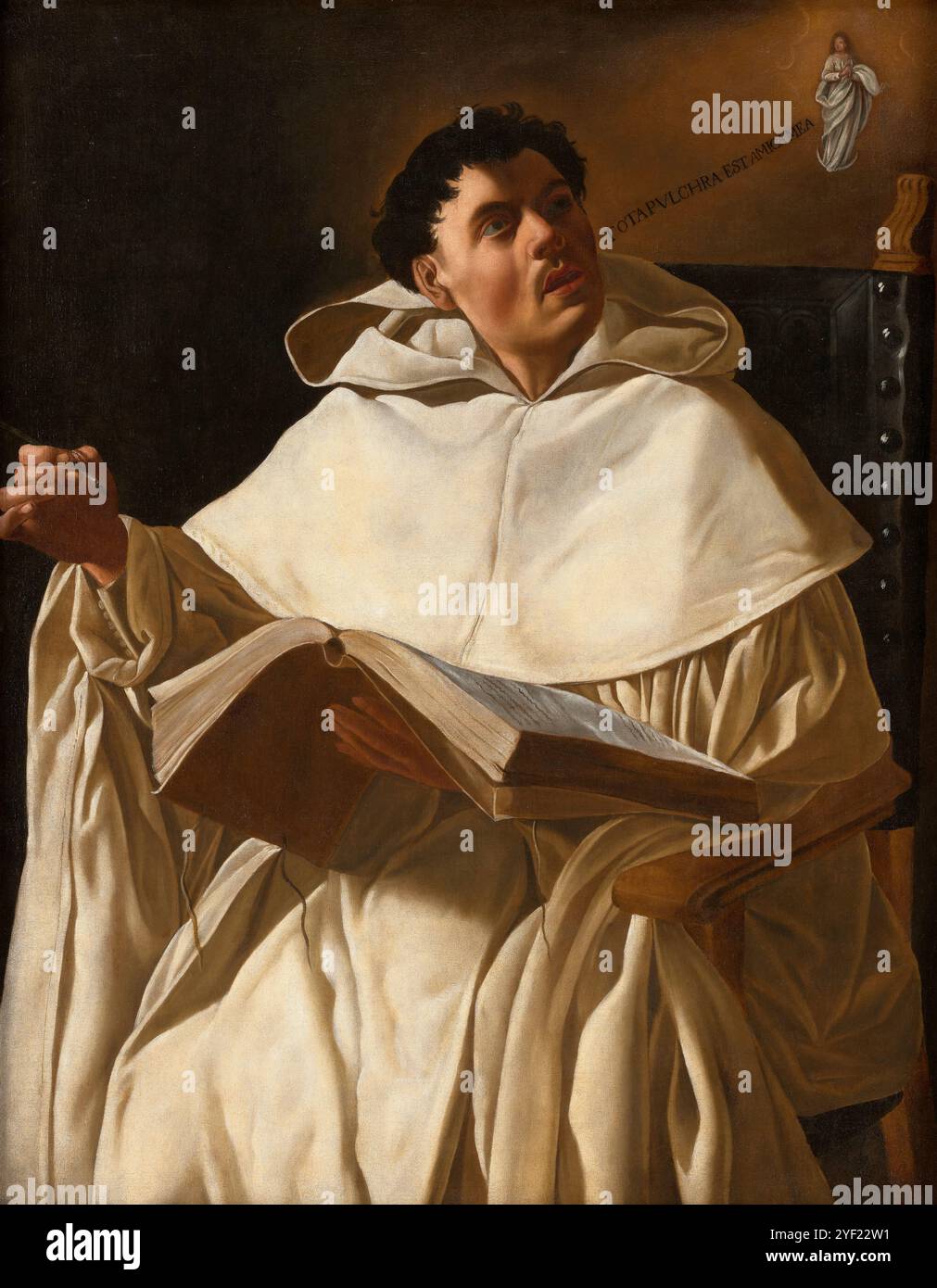 Il venerabile Miguel Gerónimo Carmelo. Francisco de Zurbarán. 1628-1630. Foto Stock