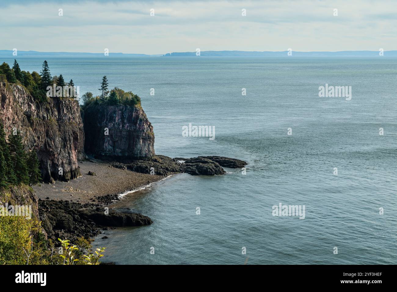 Cliffs Cape D'Or Lighthouse   avvocato, nuova Scozia, CAN Foto Stock