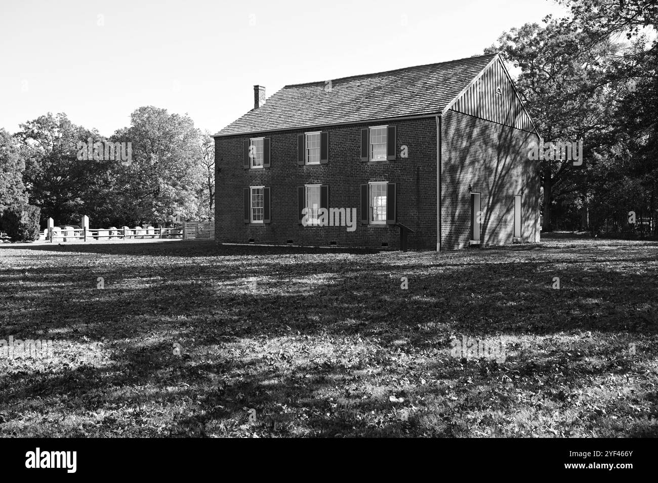 La battaglia di Salem Church ebbe luogo rispettivamente il 3 e il 4 maggio 1863, nella contea di Spotsylvania, Virginia. Foto Stock