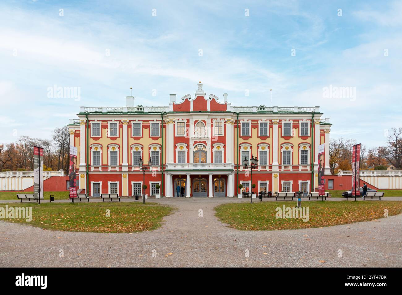 Tallinn, Estonia - 27 ottobre 2024: Castello di Kadriorg, Tallinn, Estonia, Stati baltici, europa. Foto Stock