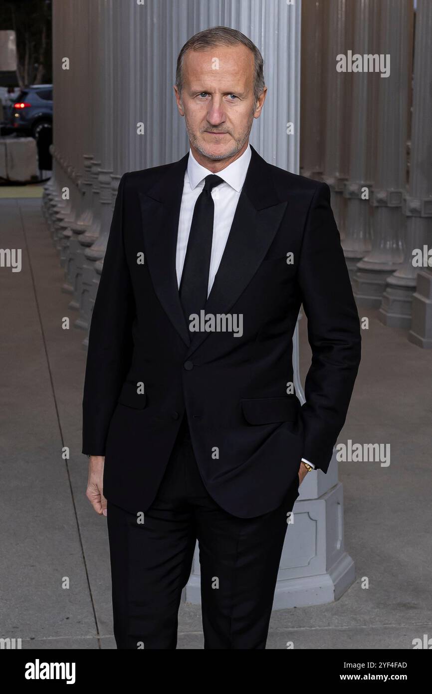 Los Angeles, Stati Uniti. 2 novembre 2024. Stefano Cantino partecipa agli arrivi del “2024 LACMA ART FILM GALA, presentato da GUCCI” al Los Angeles County Museum of Art (LACMA) di Los Angeles, CA, il 2 novembre 2024. (Foto di Corine Solberg/Sipa USA) credito: SIPA USA/Alamy Live News Foto Stock