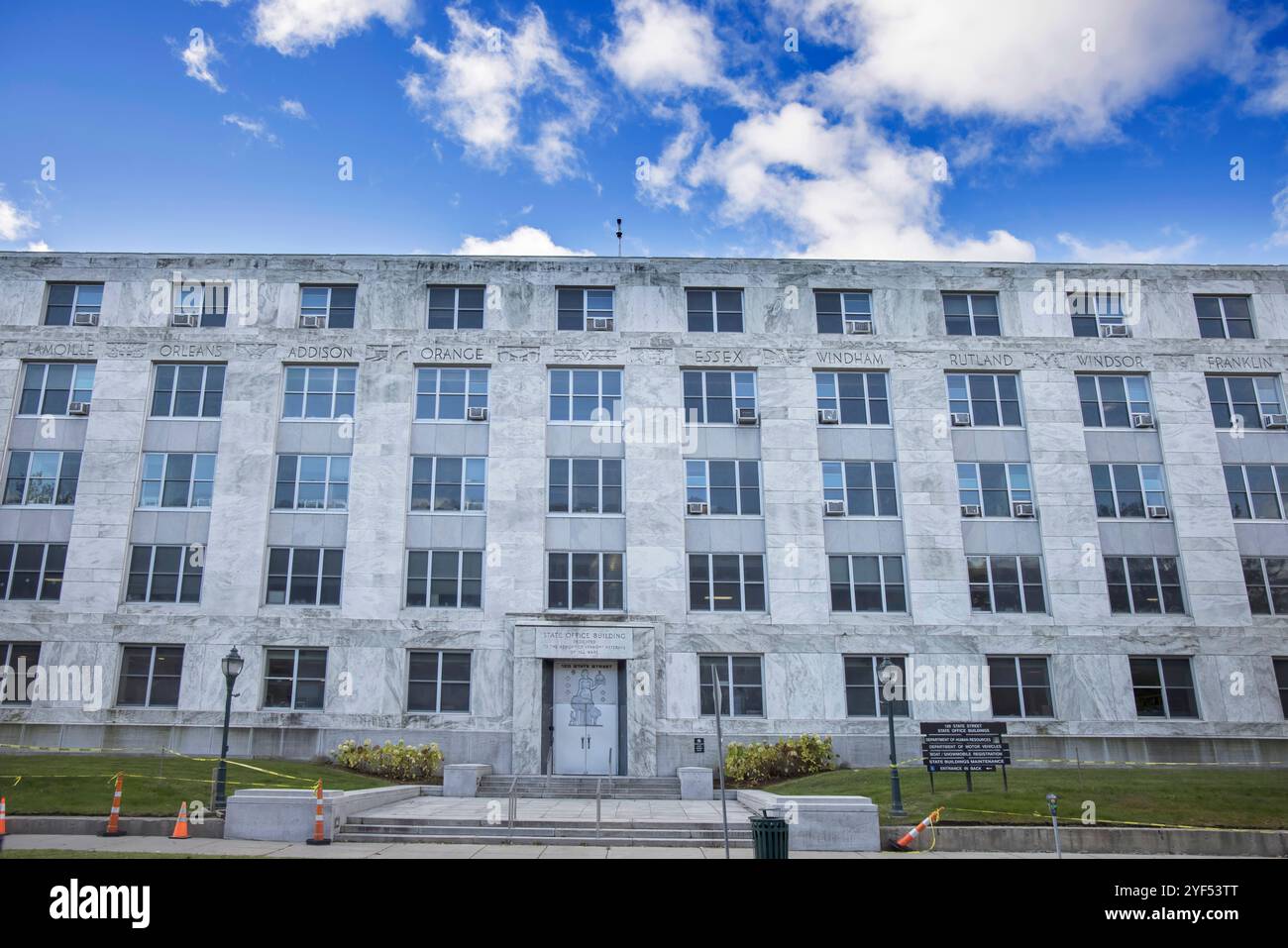 uffici statali a montpelier, la capitale dello stato del vermont, usa Foto Stock