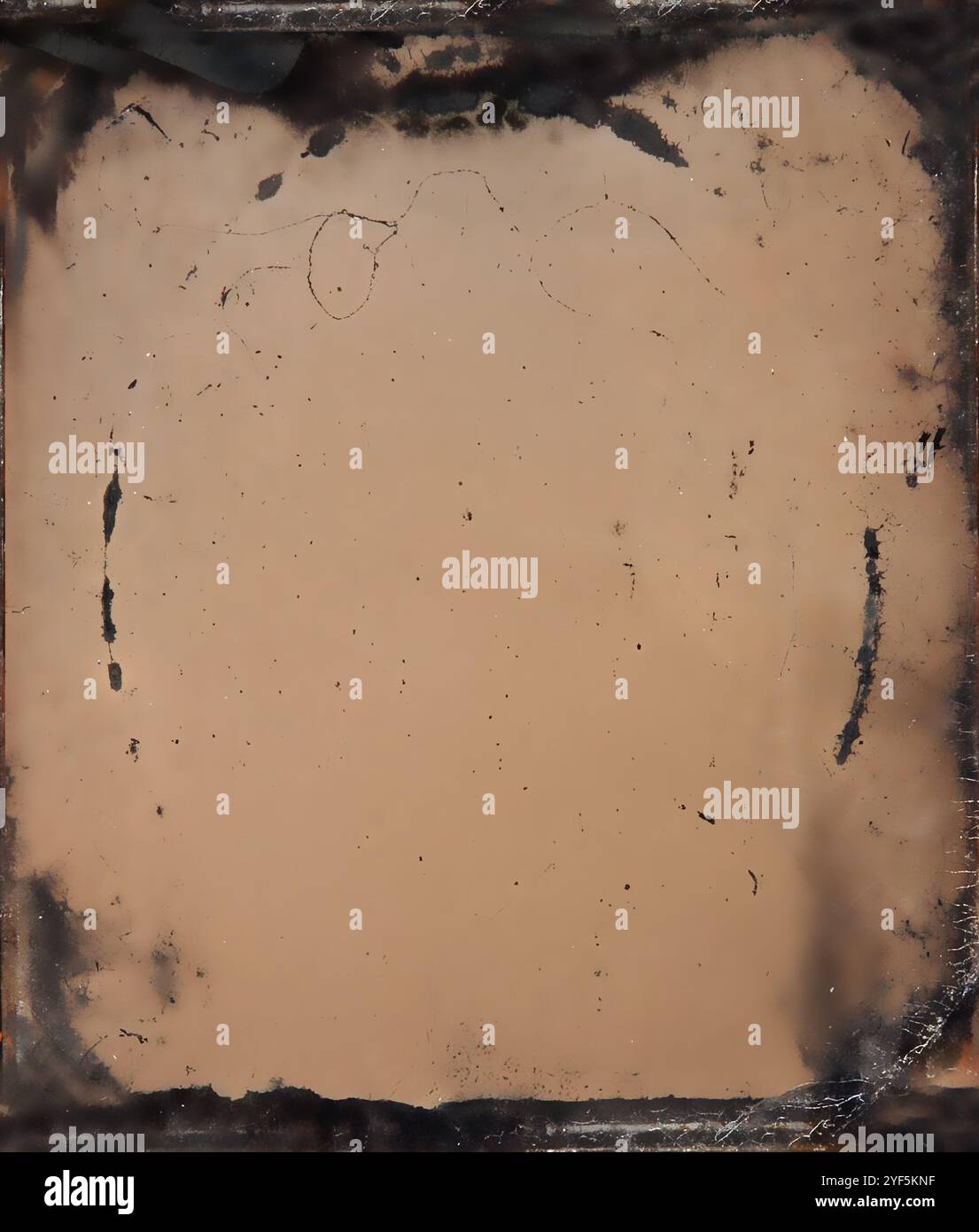 Fotografia di dagherreotipo d'epoca da sovrapporre. Grunge immagine di sfondo texture. Foto Stock