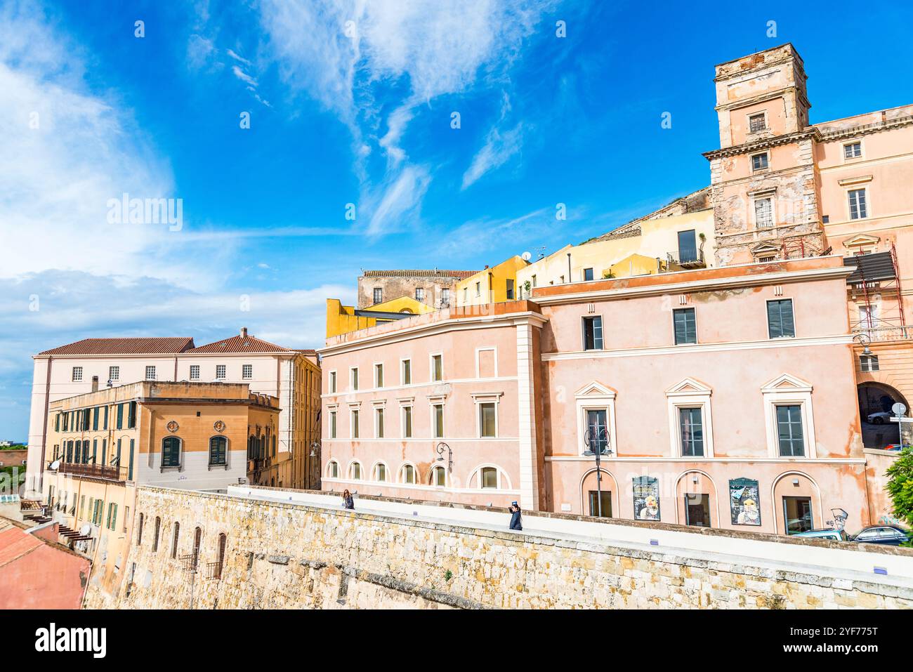 Bastione di Saint Remy, Cagliari, Sardegna Foto Stock