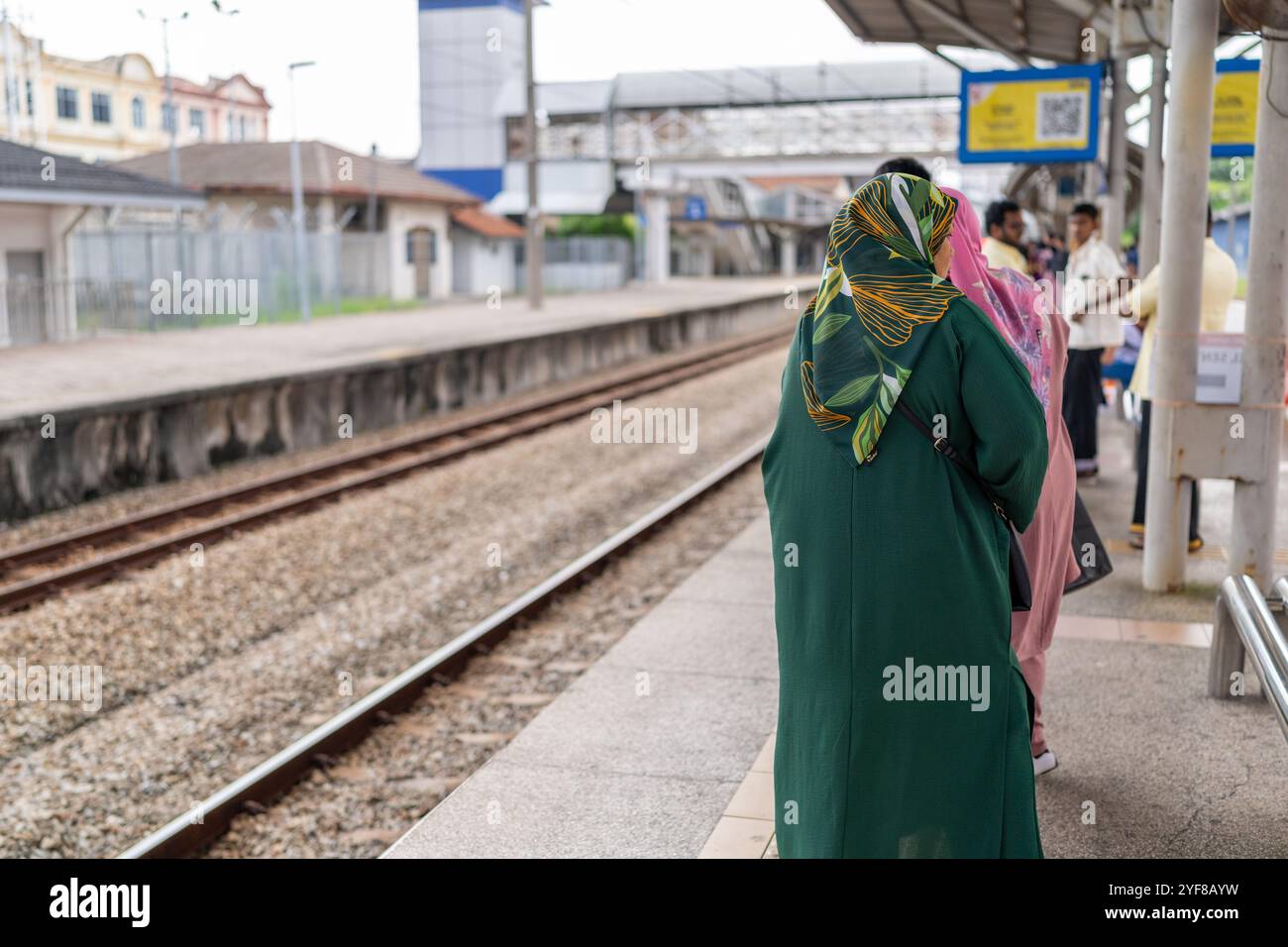 Area intorno alla stazione di Klang a Klang Selangor Malesia la mattina del 16 giugno 2024. Foto Stock