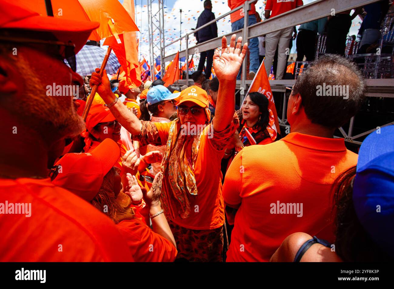 L’Alliance lepep et son adversaire principal, l’Alliance du changement, réuniront leurs troupes demain, à des endroits différents, en vue d’affronter Foto Stock