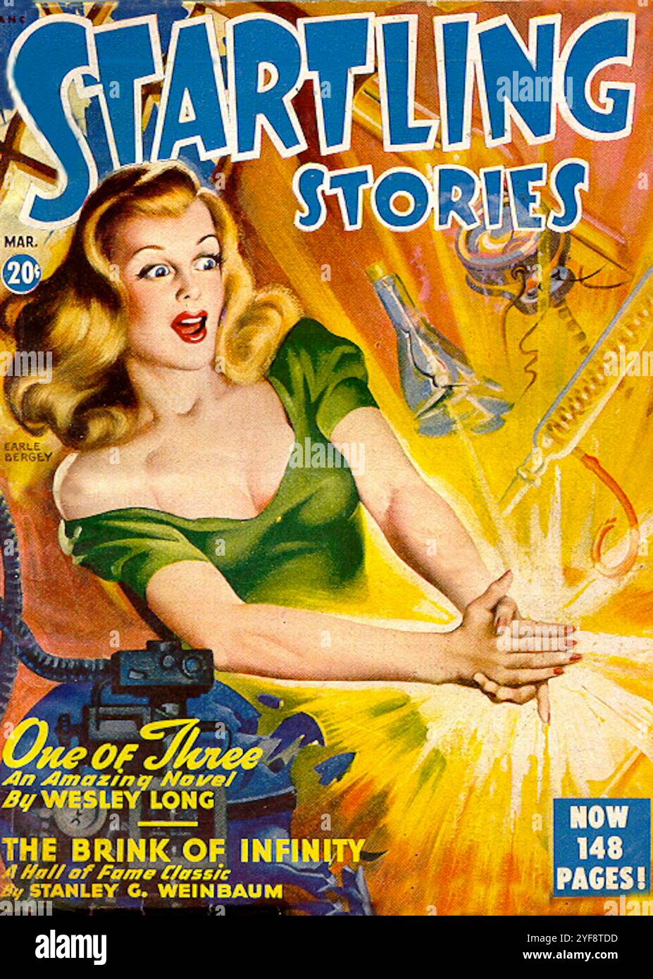 Storie sorprendenti Vol 17 # 1 marzo 1948. Foto Stock
