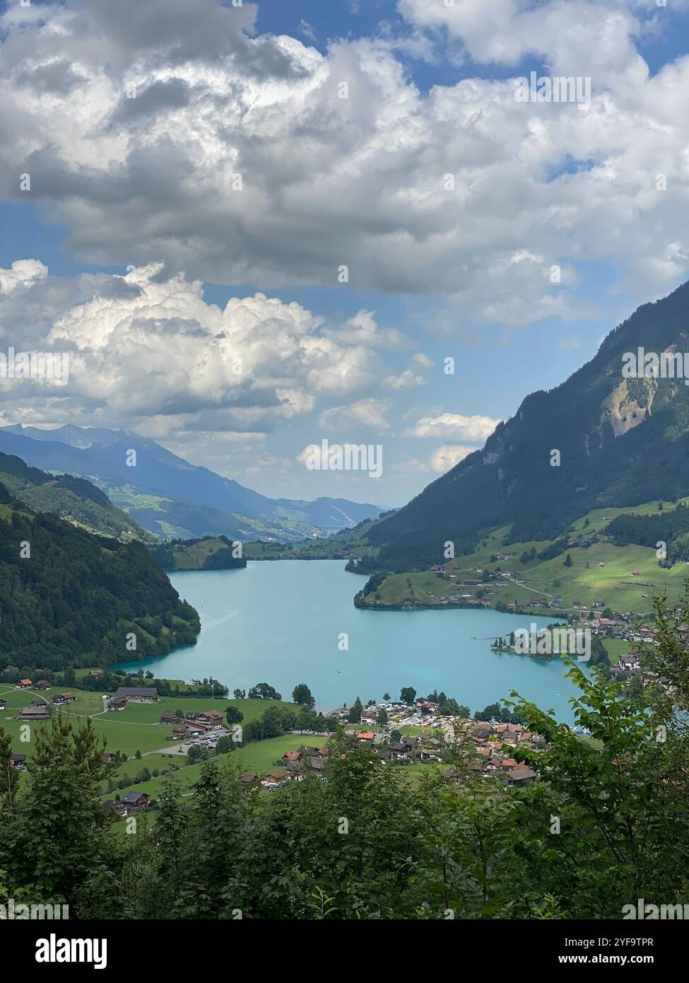 Thunersee, Interlaken, Svizzera Foto Stock