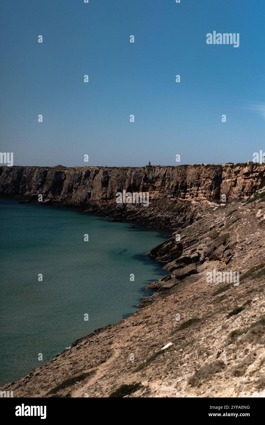 Prainha das PoÃ§AS. Sagres. Le spiagge dell'Algarve Foto Stock