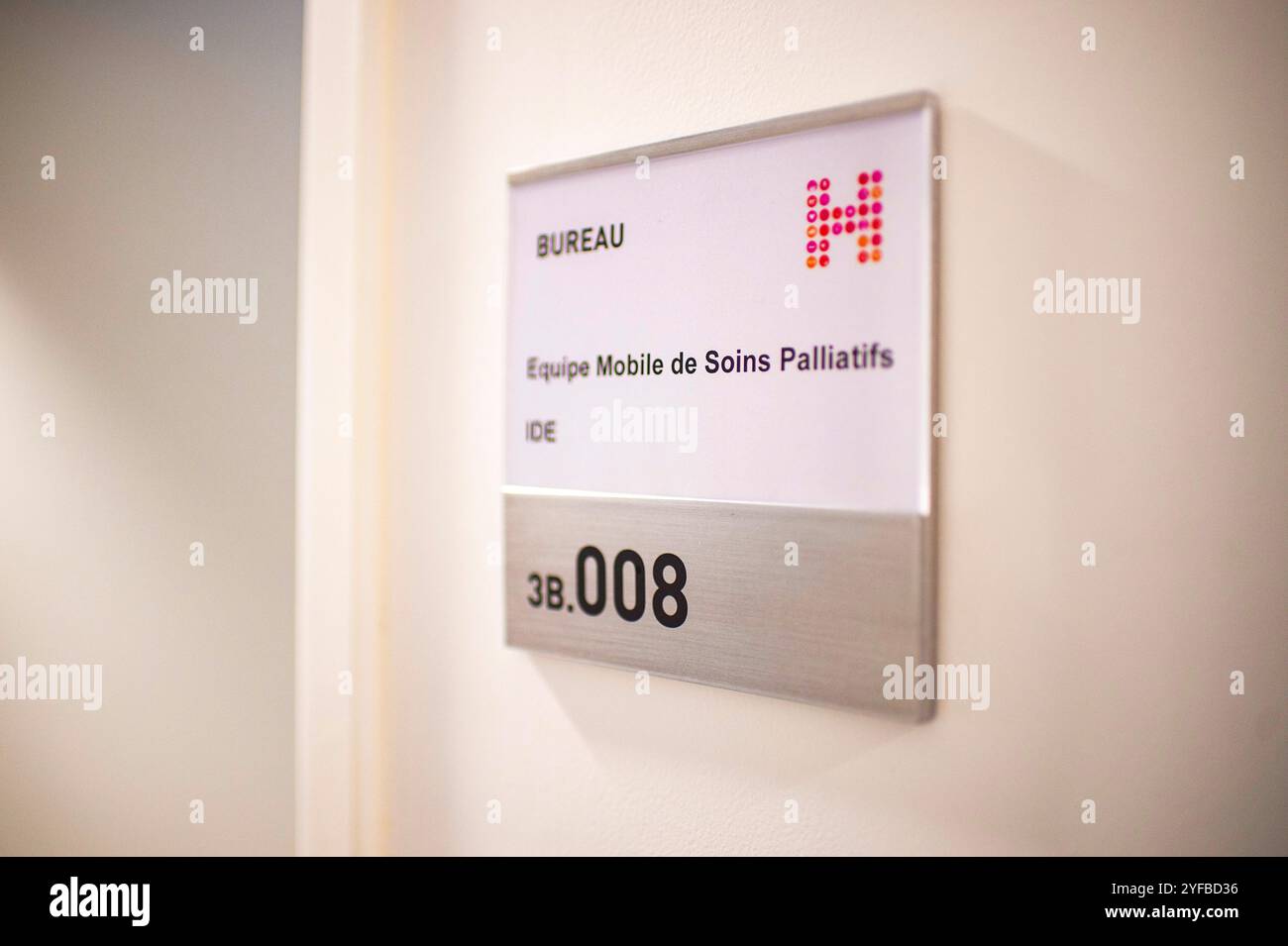 Epinal (Francia nord-orientale): Unità di cure palliative, uffici dell'équipe mobile di cure palliative presso l'ospedale intercomunale 'Centre Hospitalier Inte Foto Stock