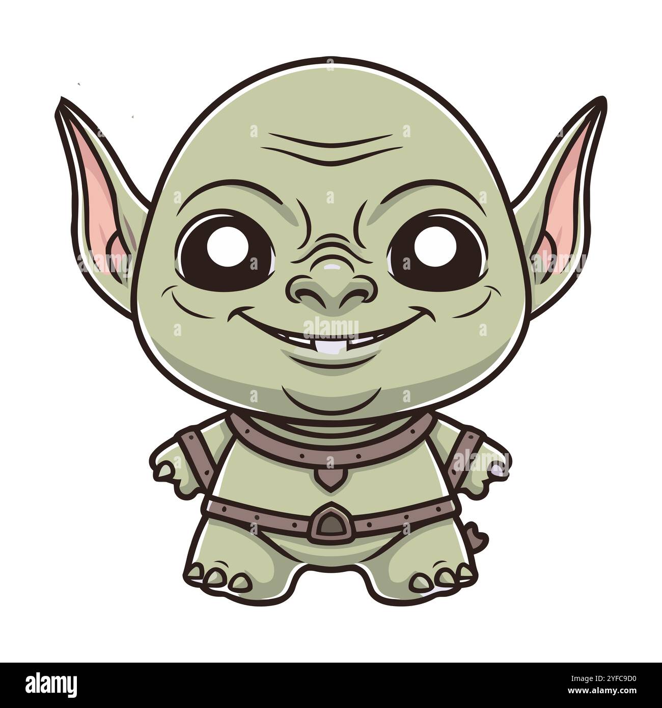 Goblin sorridente Foto Stock