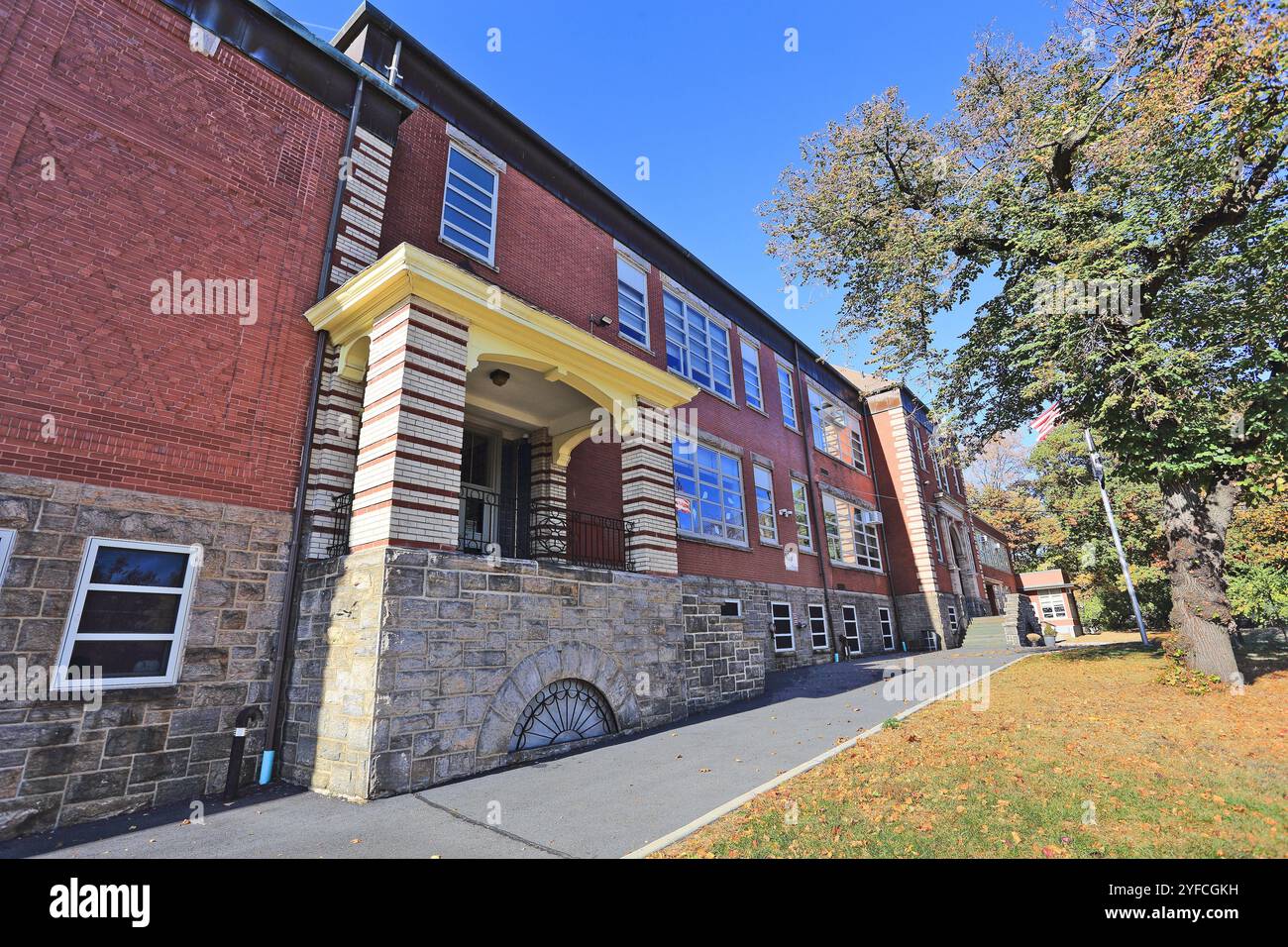 Scuola pubblica # 16 Yonkers, NY Foto Stock