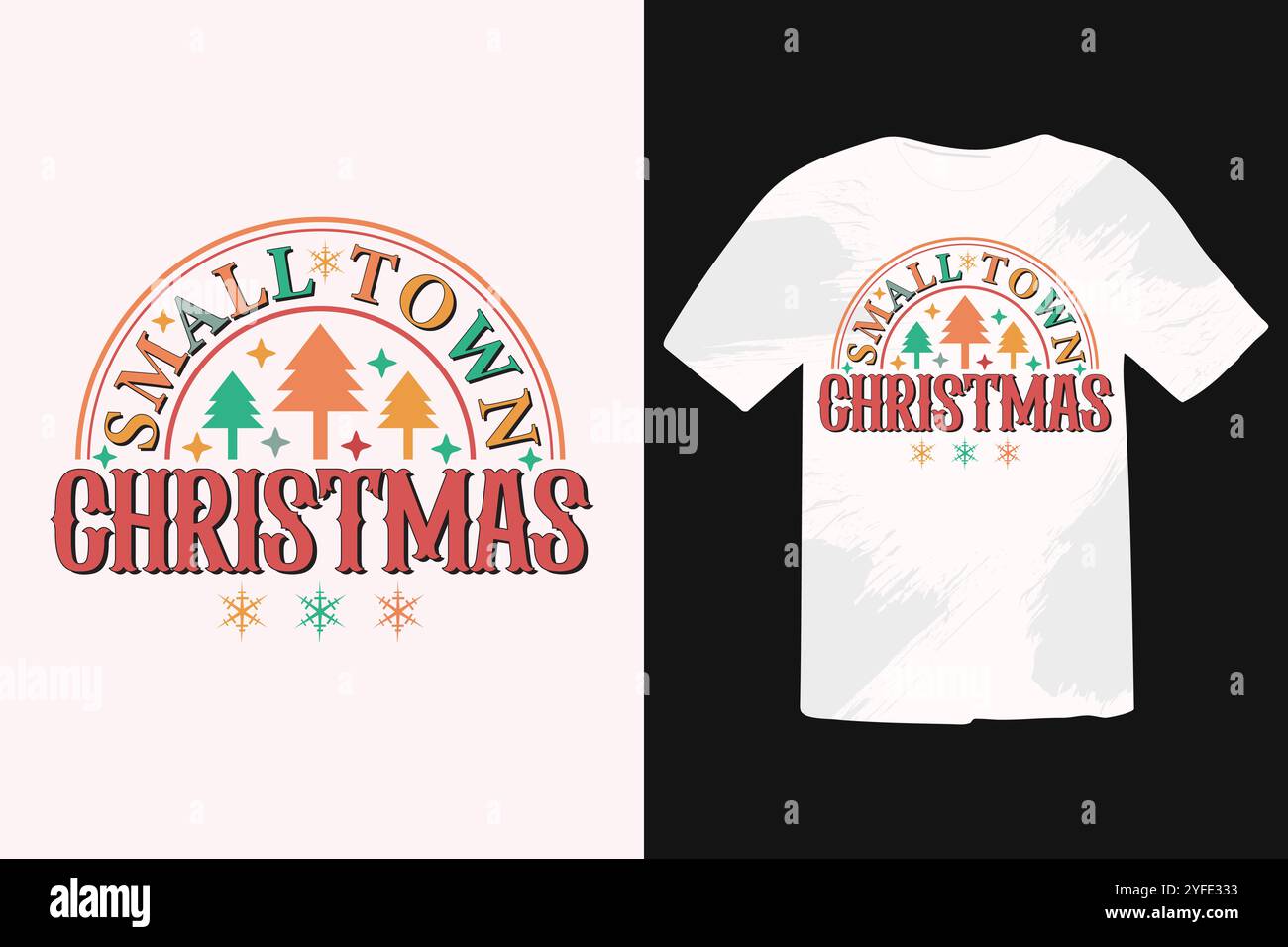 Christmas Pink Dog SVG Design Illustrazione Vettoriale