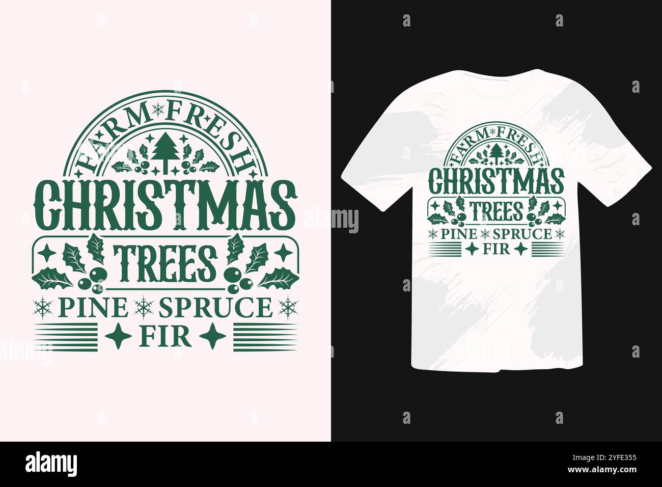 Christmas Pink Dog SVG Design Illustrazione Vettoriale