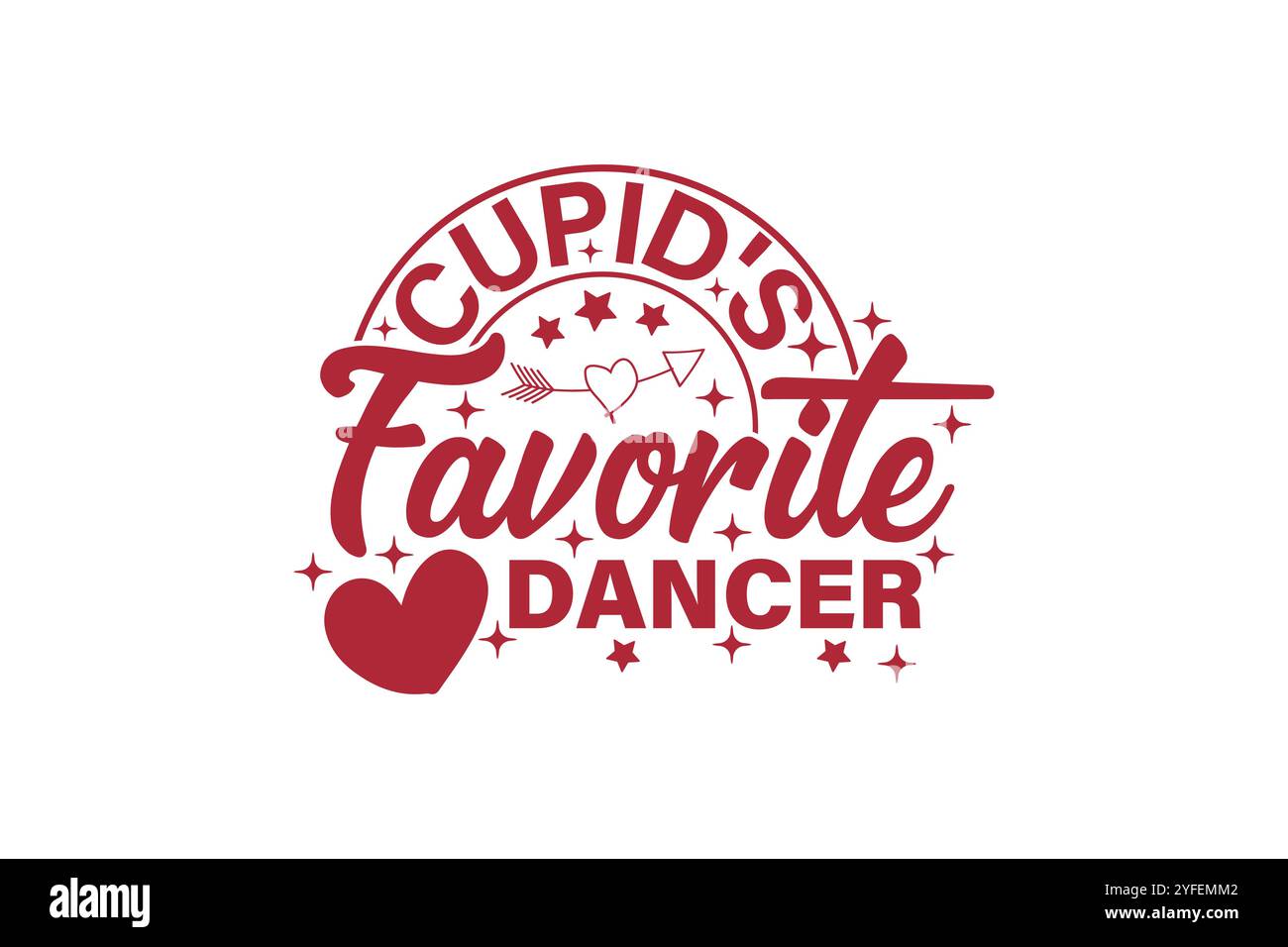 design svg di san valentino Illustrazione Vettoriale