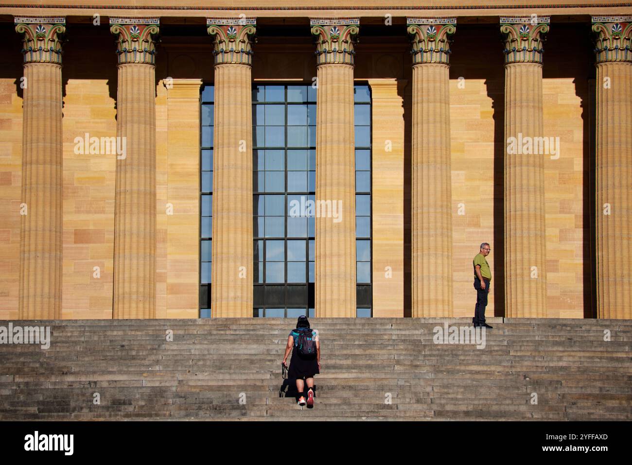 Philadelphia Philadelphia Museum of Art, Rocky Steps Foto Stock