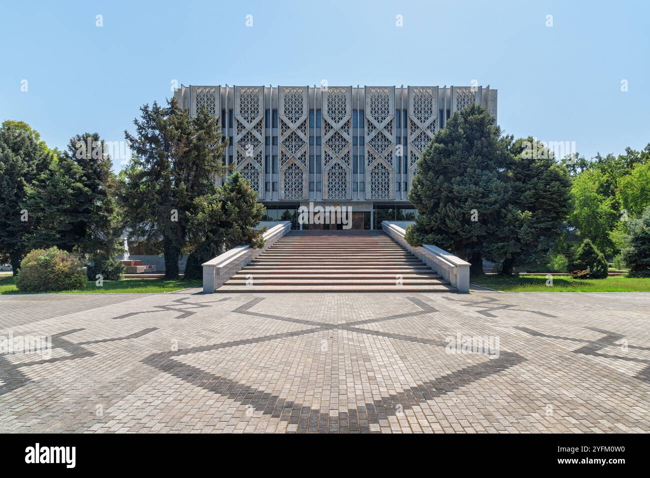 Museo statale di storia dell'Uzbekistan a Tashkent Foto Stock