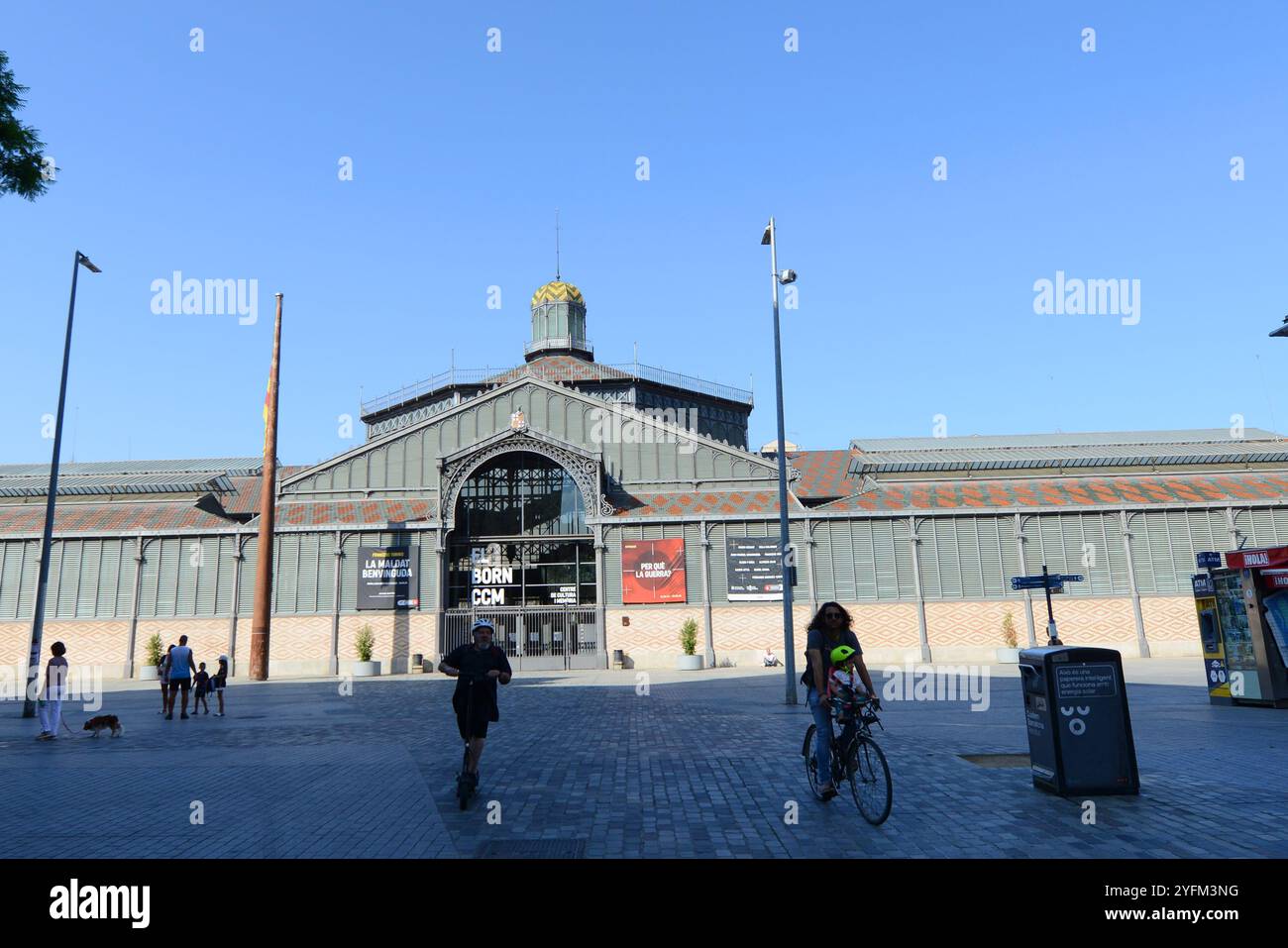 El Born Center for Culture and Memory in Plaza Comercial a Barcellona, Spagna. Foto Stock