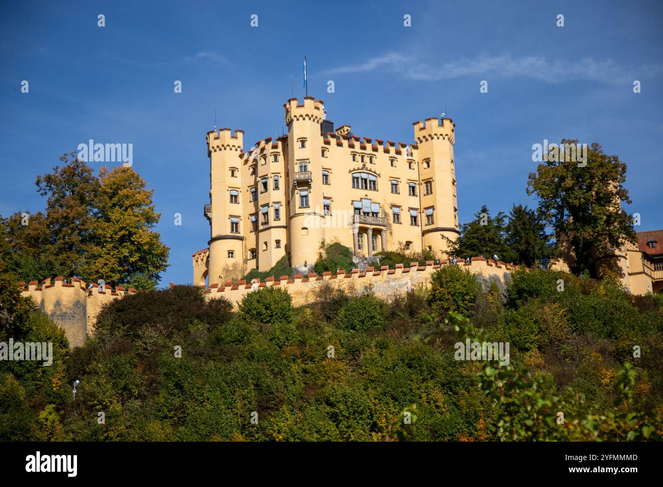 Castello di Hohenschwangau - Baviera Germania Foto Stock