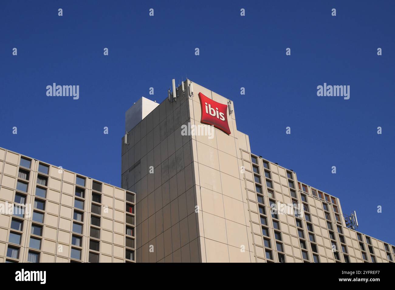 L'hotel economico Accor Ibis, 1° distretto, Budapest, Ungheria Foto Stock