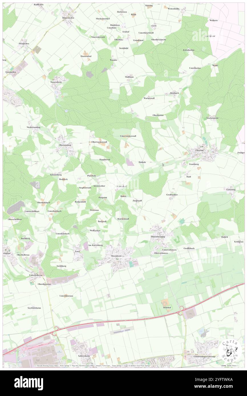 Schondorf, bassa Baviera, DE, Germania, Baviera, N 48 41' 49'', N 12 29' 58'', MAP, Cartascapes Map pubblicata nel 2024. Esplora Cartascapes, una mappa che rivela i diversi paesaggi, culture ed ecosistemi della Terra. Viaggia attraverso il tempo e lo spazio, scoprendo l'interconnessione del passato, del presente e del futuro del nostro pianeta. Foto Stock