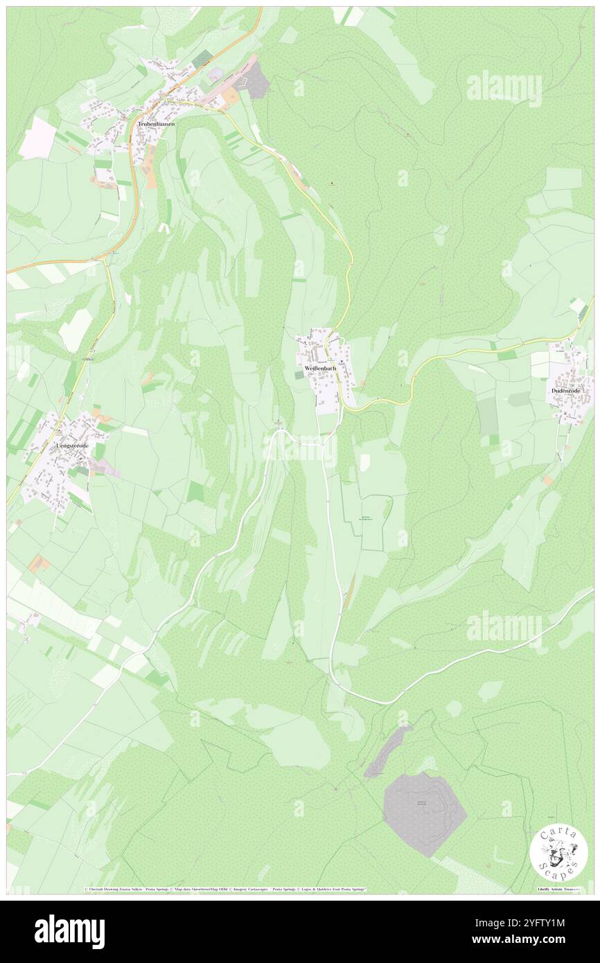 Weissenbach, DE, Germania, Baviera, N 50 11' 37'', N 9 44' 6'', mappa, Cartascapes Mappa pubblicata nel 2024. Esplora Cartascapes, una mappa che rivela i diversi paesaggi, culture ed ecosistemi della Terra. Viaggia attraverso il tempo e lo spazio, scoprendo l'interconnessione del passato, del presente e del futuro del nostro pianeta. Foto Stock