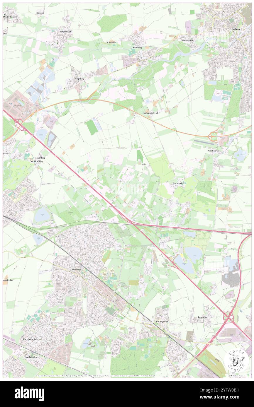 Grasslfinger Moos, DE, Germania, Baviera, N 48 12' 56'', N 11 23' 29'', mappa, Cartascapes Mappa pubblicata nel 2024. Esplora Cartascapes, una mappa che rivela i diversi paesaggi, culture ed ecosistemi della Terra. Viaggia attraverso il tempo e lo spazio, scoprendo l'interconnessione del passato, del presente e del futuro del nostro pianeta. Foto Stock