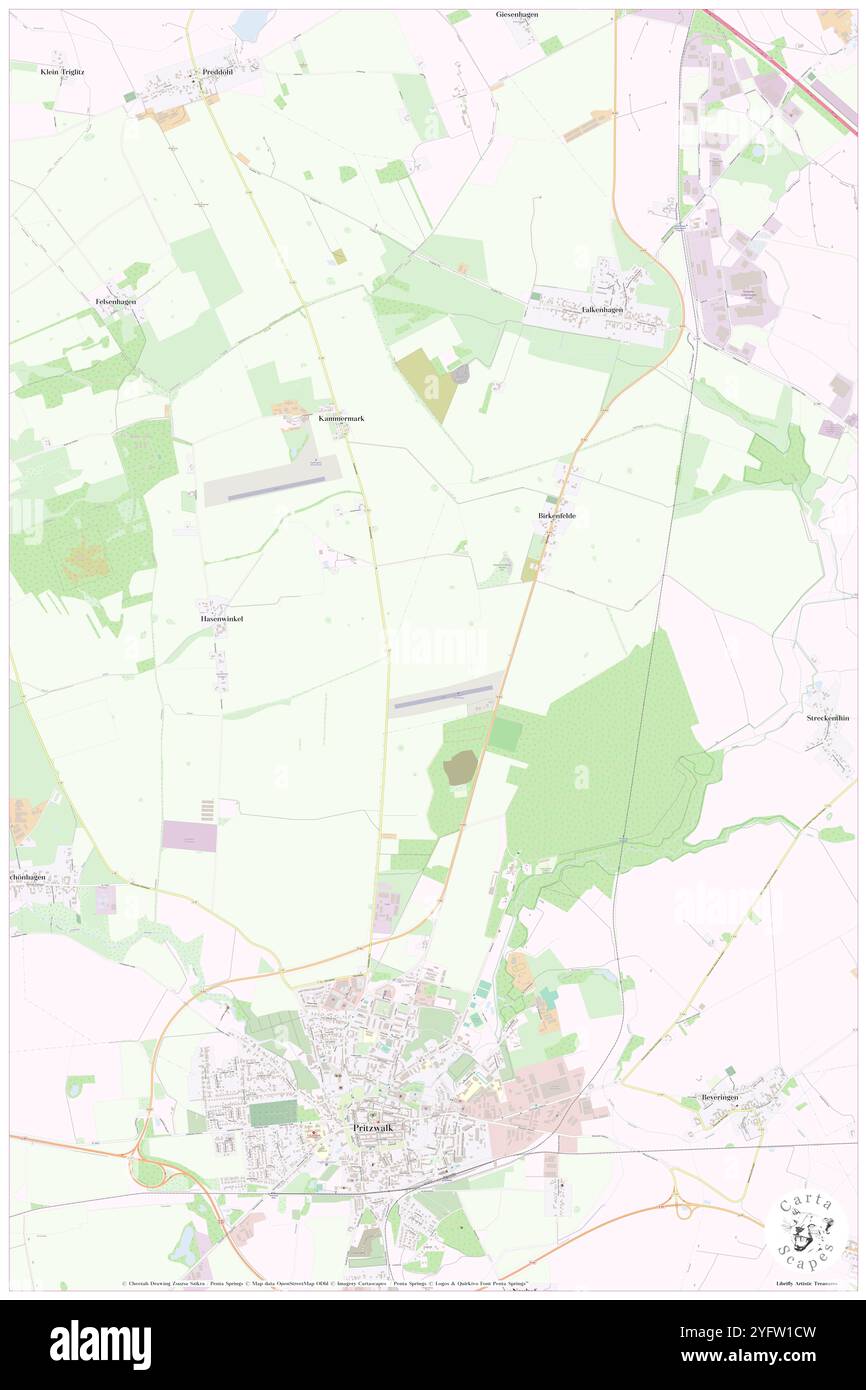 Sommerberg, DE, Germania, Brandeburgo, N 53 10' 59'', N 12 10' 59'', mappa, Cartascapes Mappa pubblicata nel 2024. Esplora Cartascapes, una mappa che rivela i diversi paesaggi, culture ed ecosistemi della Terra. Viaggia attraverso il tempo e lo spazio, scoprendo l'interconnessione del passato, del presente e del futuro del nostro pianeta. Foto Stock