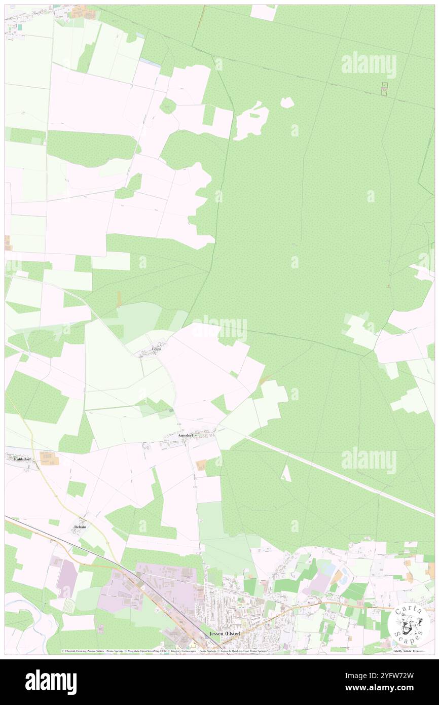 Leipa, DE, Germania, Sassonia-Anhalt, N 51 49' 59'', N 12 35' 59'', mappa, Cartascapes Mappa pubblicata nel 2024. Esplora Cartascapes, una mappa che rivela i diversi paesaggi, culture ed ecosistemi della Terra. Viaggia attraverso il tempo e lo spazio, scoprendo l'interconnessione del passato, del presente e del futuro del nostro pianeta. Foto Stock