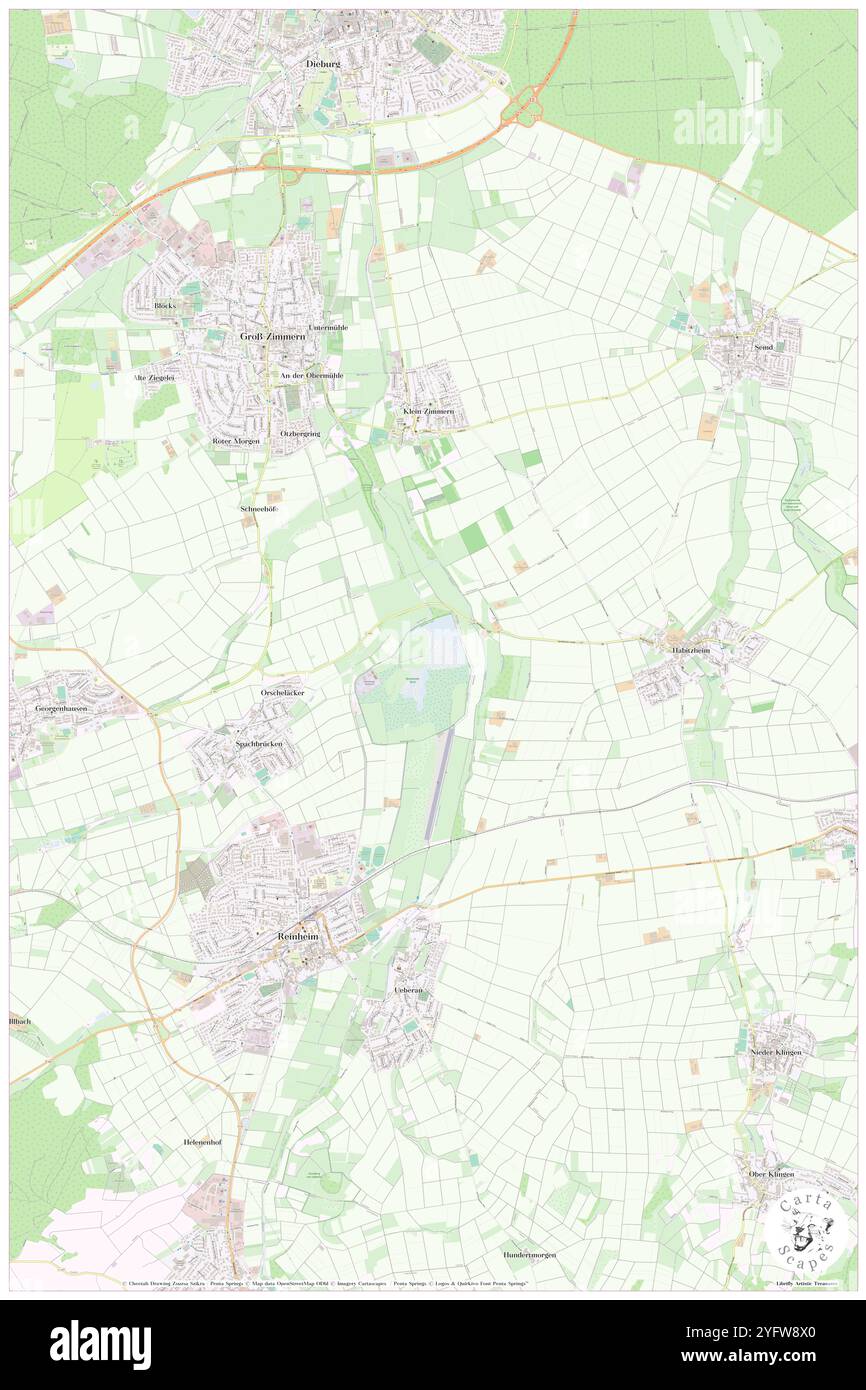 Reinheimerteich, DE, Germania, Assia, N 49 51' 0'', N 8 50' 59'', mappa, Cartascapes Mappa pubblicata nel 2024. Esplora Cartascapes, una mappa che rivela i diversi paesaggi, culture ed ecosistemi della Terra. Viaggia attraverso il tempo e lo spazio, scoprendo l'interconnessione del passato, del presente e del futuro del nostro pianeta. Foto Stock