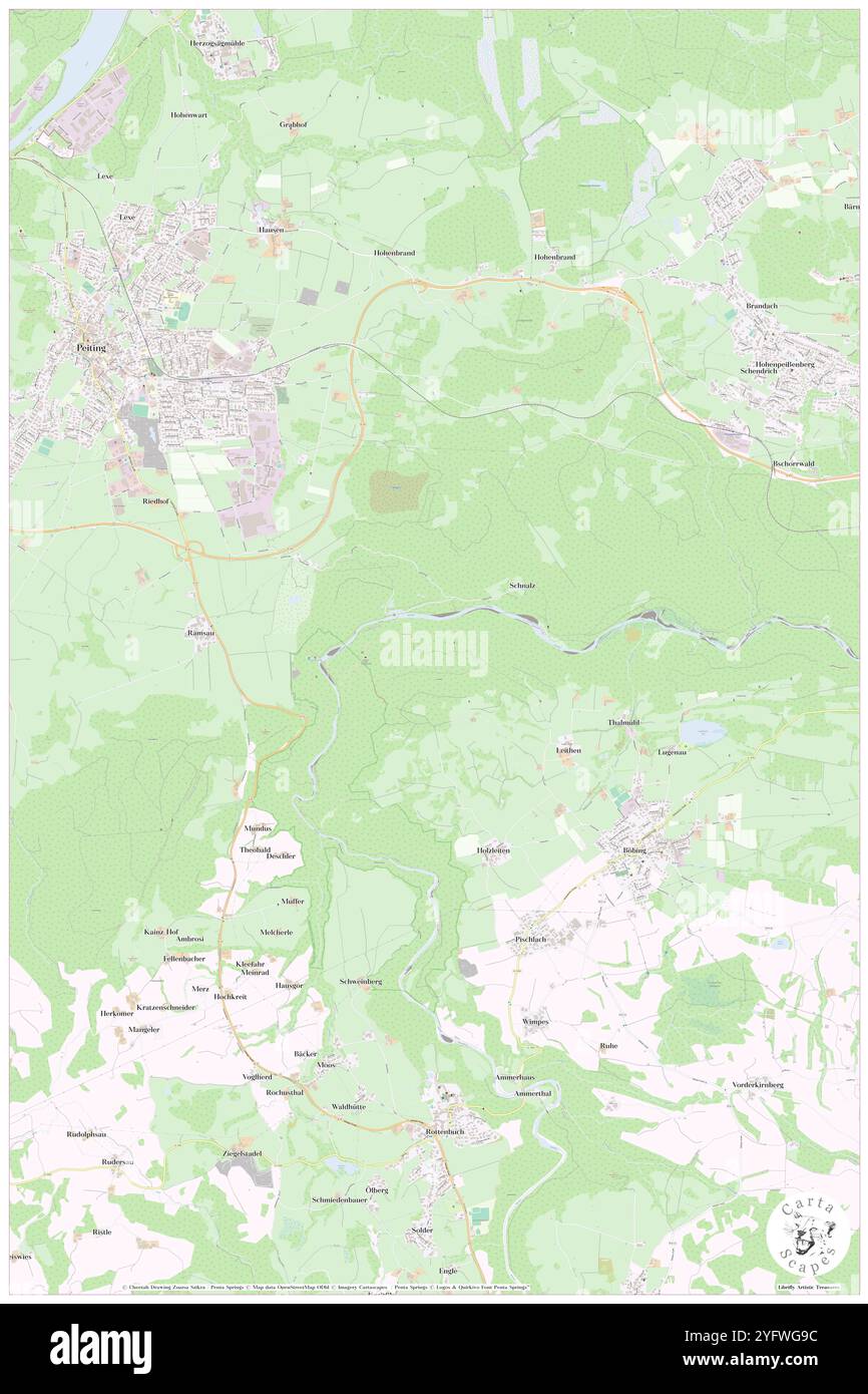 Ammerwolfweiher, DE, Germania, Baviera, N 47 46' 16'', N 10 57' 51'', mappa, Cartascapes Mappa pubblicata nel 2024. Esplora Cartascapes, una mappa che rivela i diversi paesaggi, culture ed ecosistemi della Terra. Viaggia attraverso il tempo e lo spazio, scoprendo l'interconnessione del passato, del presente e del futuro del nostro pianeta. Foto Stock