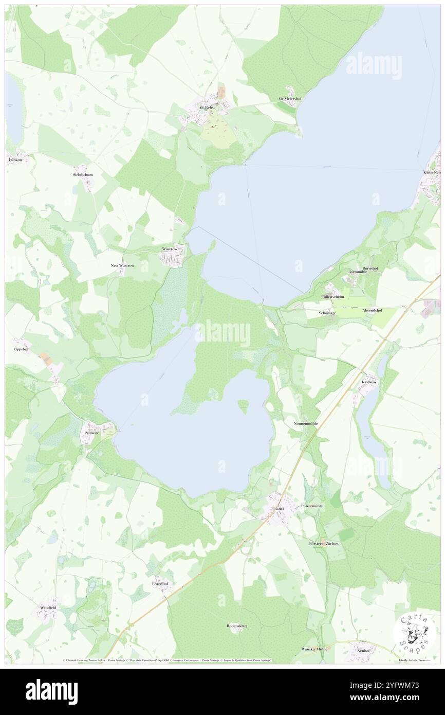 Steinbeckgraben, DE, Germania, Meclemburgo-Vorpommern, N 53 28' 0'', N 13 10' 0''', mappa, Cartascapes Mappa pubblicata nel 2024. Esplora Cartascapes, una mappa che rivela i diversi paesaggi, culture ed ecosistemi della Terra. Viaggia attraverso il tempo e lo spazio, scoprendo l'interconnessione del passato, del presente e del futuro del nostro pianeta. Foto Stock