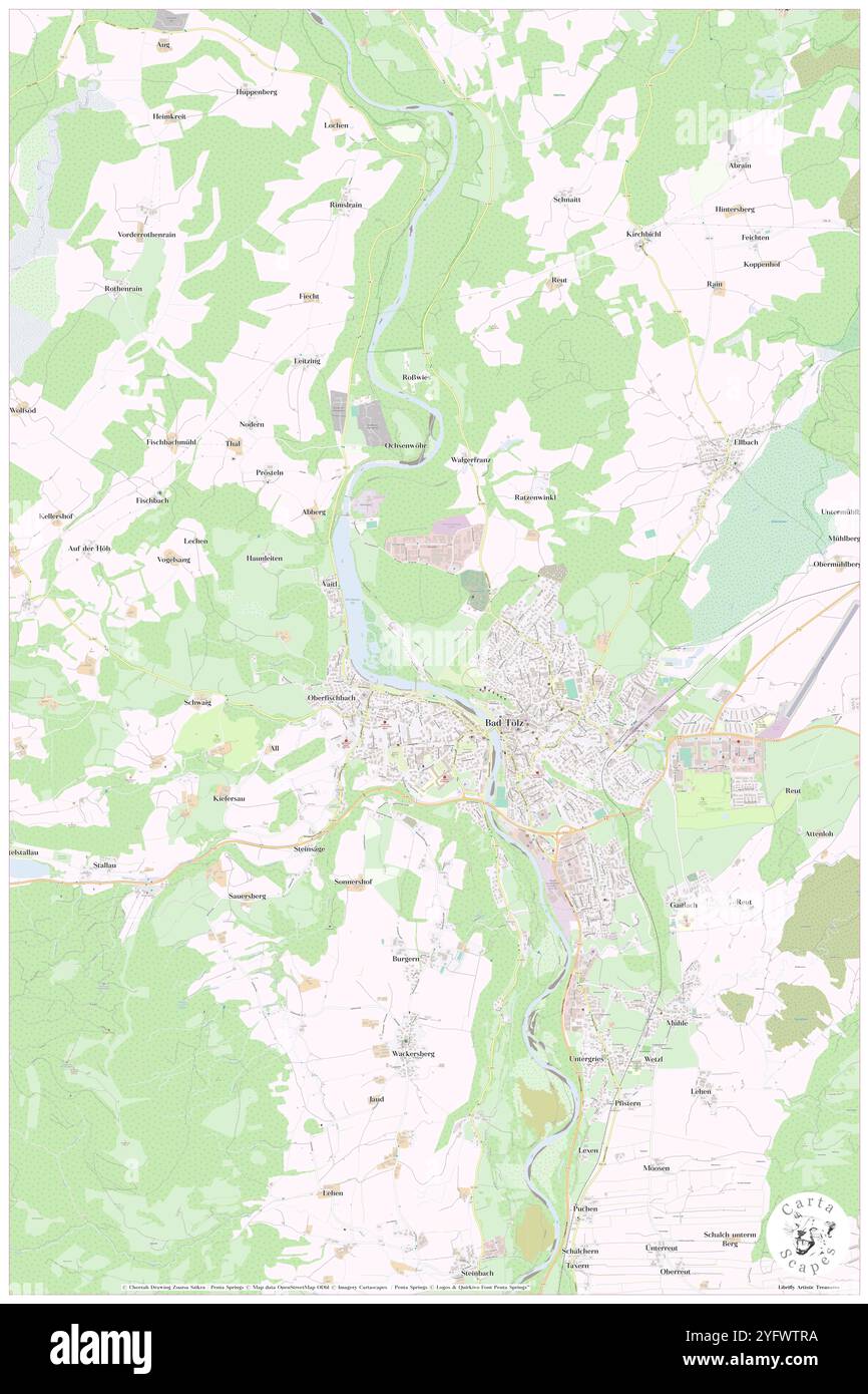 Farchetholz, DE, Germania, Baviera, N 47 46' 0'', N 11 33' 0'', mappa, Cartascapes Mappa pubblicata nel 2024. Esplora Cartascapes, una mappa che rivela i diversi paesaggi, culture ed ecosistemi della Terra. Viaggia attraverso il tempo e lo spazio, scoprendo l'interconnessione del passato, del presente e del futuro del nostro pianeta. Foto Stock