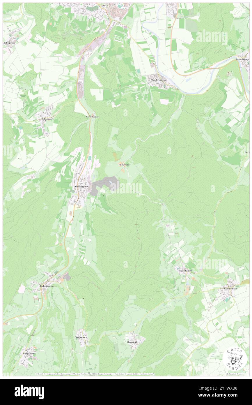 Hundelshausen, Regierungsbezirk Kassel, DE, Germania, Assia, N 51 17' 35'', N 9 50' 53'', MAP, Cartascapes Map pubblicata nel 2024. Esplora Cartascapes, una mappa che rivela i diversi paesaggi, culture ed ecosistemi della Terra. Viaggia attraverso il tempo e lo spazio, scoprendo l'interconnessione del passato, del presente e del futuro del nostro pianeta. Foto Stock