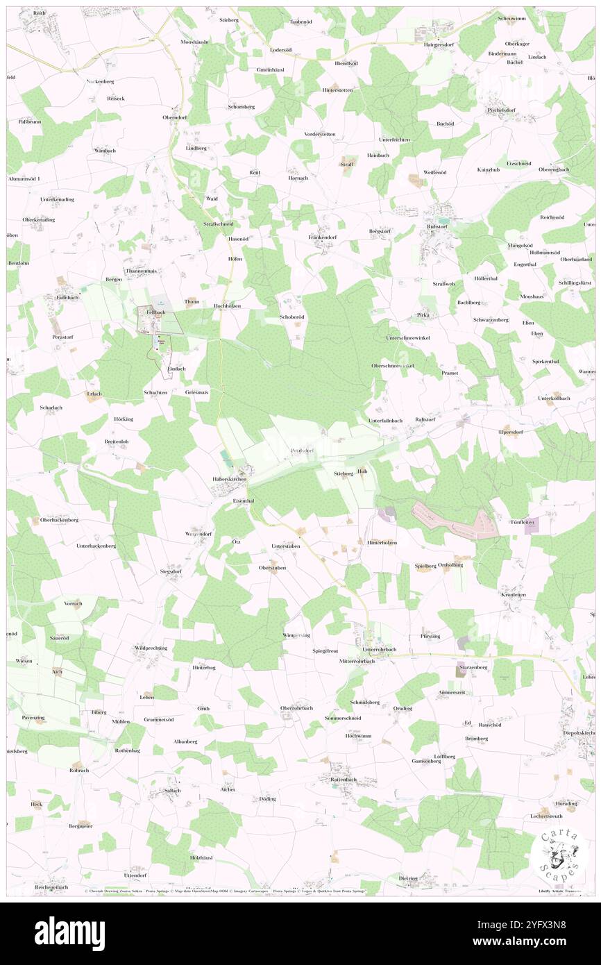 Petzlsdorf, bassa Baviera, DE, Germania, Baviera, N 48 30' 53'', N 12 39' 39'', MAP, Cartascapes Map pubblicata nel 2024. Esplora Cartascapes, una mappa che rivela i diversi paesaggi, culture ed ecosistemi della Terra. Viaggia attraverso il tempo e lo spazio, scoprendo l'interconnessione del passato, del presente e del futuro del nostro pianeta. Foto Stock