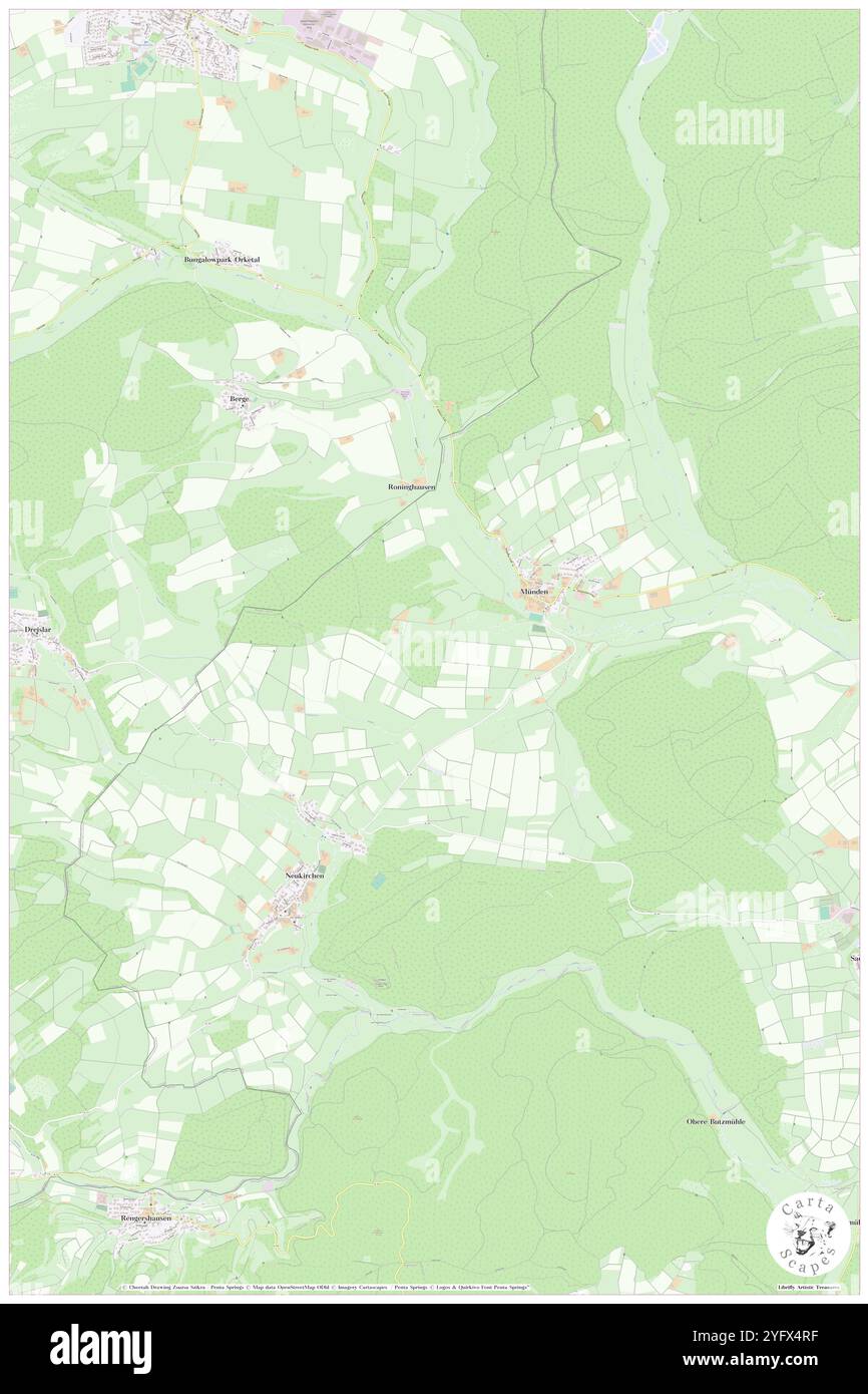 Warte, Regierungsbezirk Kassel, DE, Germania, Assia, N 51 8' 54'', N 8 44' 9'', MAP, Cartascapes Map pubblicata nel 2024. Esplora Cartascapes, una mappa che rivela i diversi paesaggi, culture ed ecosistemi della Terra. Viaggia attraverso il tempo e lo spazio, scoprendo l'interconnessione del passato, del presente e del futuro del nostro pianeta. Foto Stock